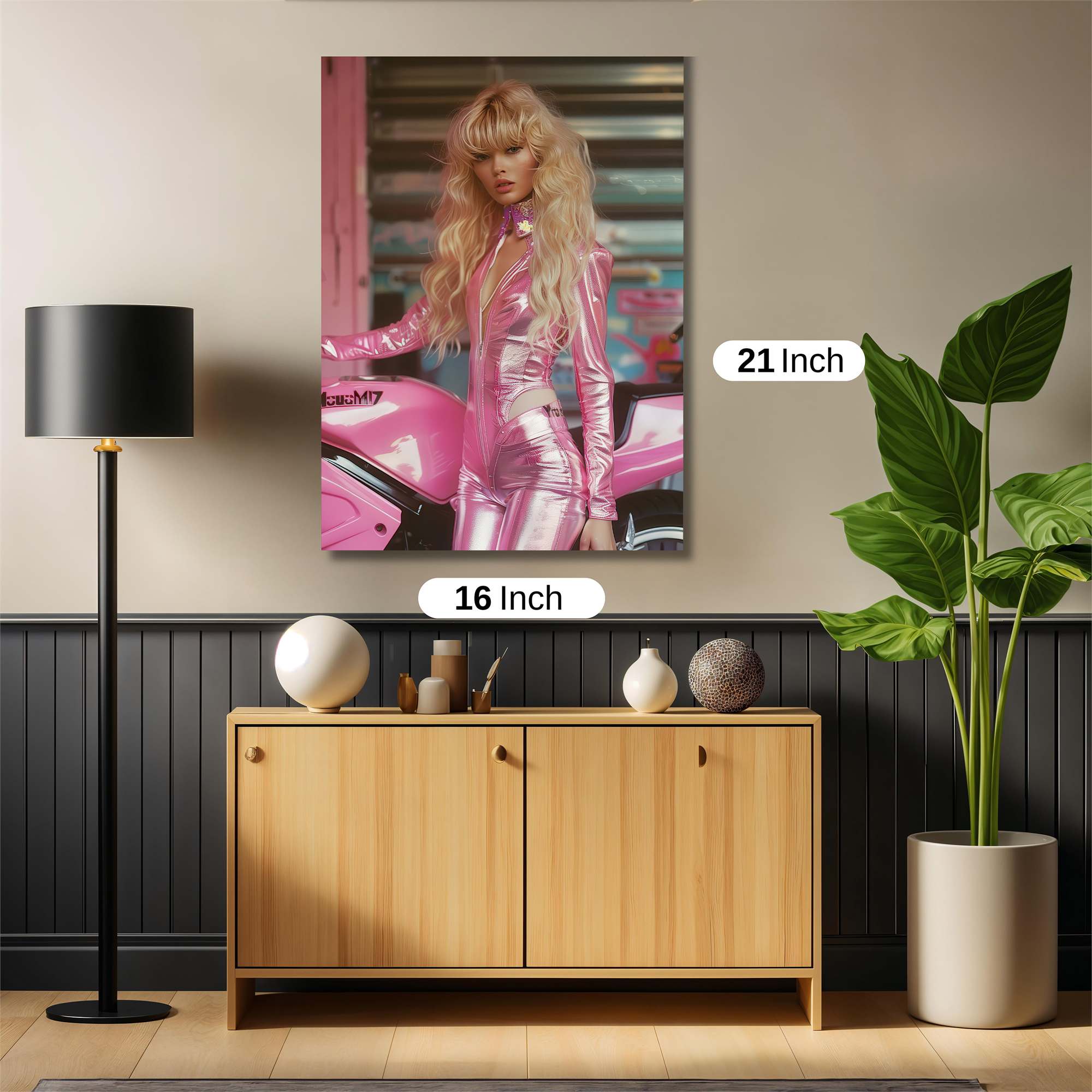 Biker Glam Safe Wall Magnetic / M