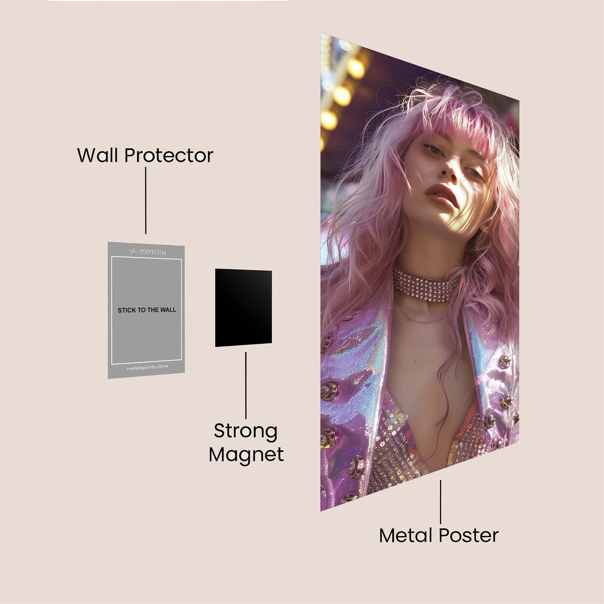 Neon Dream Safe Wall Magnetic / M