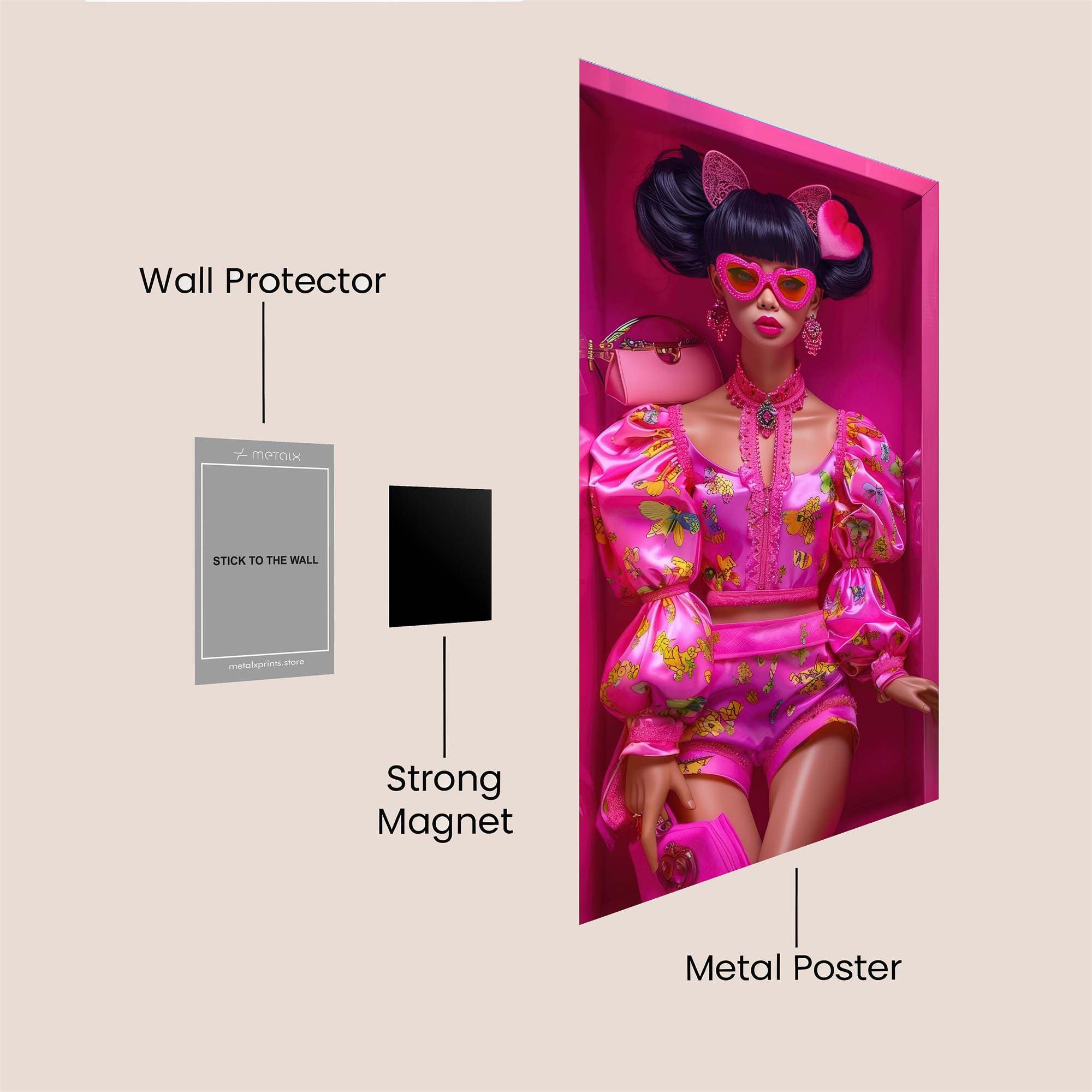 Popstar Bliss Safe Wall Magnetic / M