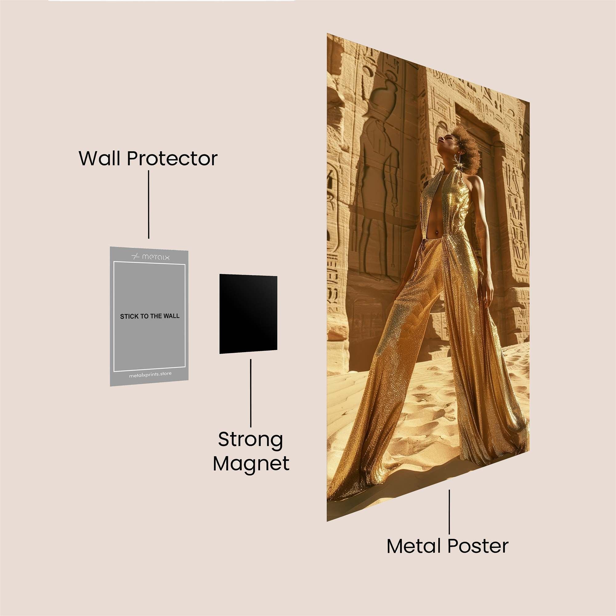 Cleopatra Regal Safe Wall Magnetic / M