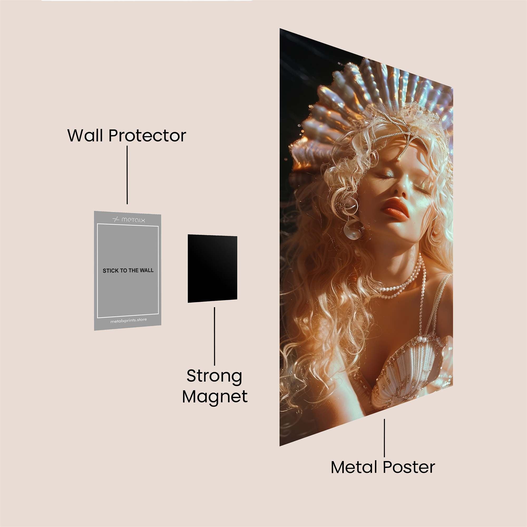 Pearl Serenity Safe Wall Magnetic / M