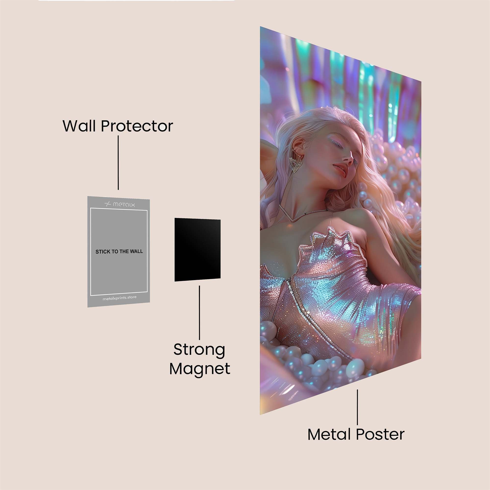 PearlDream Safe Wall Magnetic / M