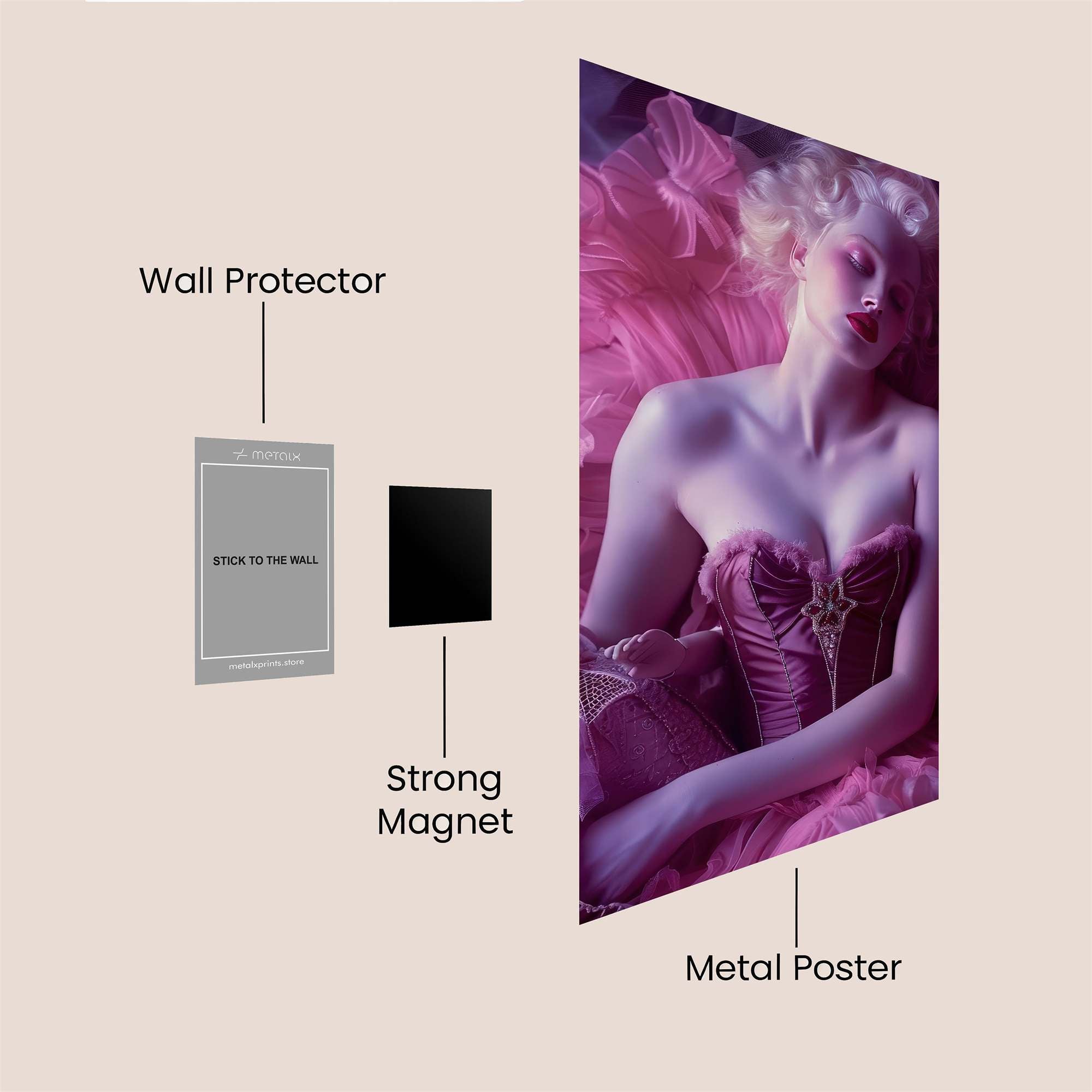 Doll Dream Safe Wall Magnetic / M