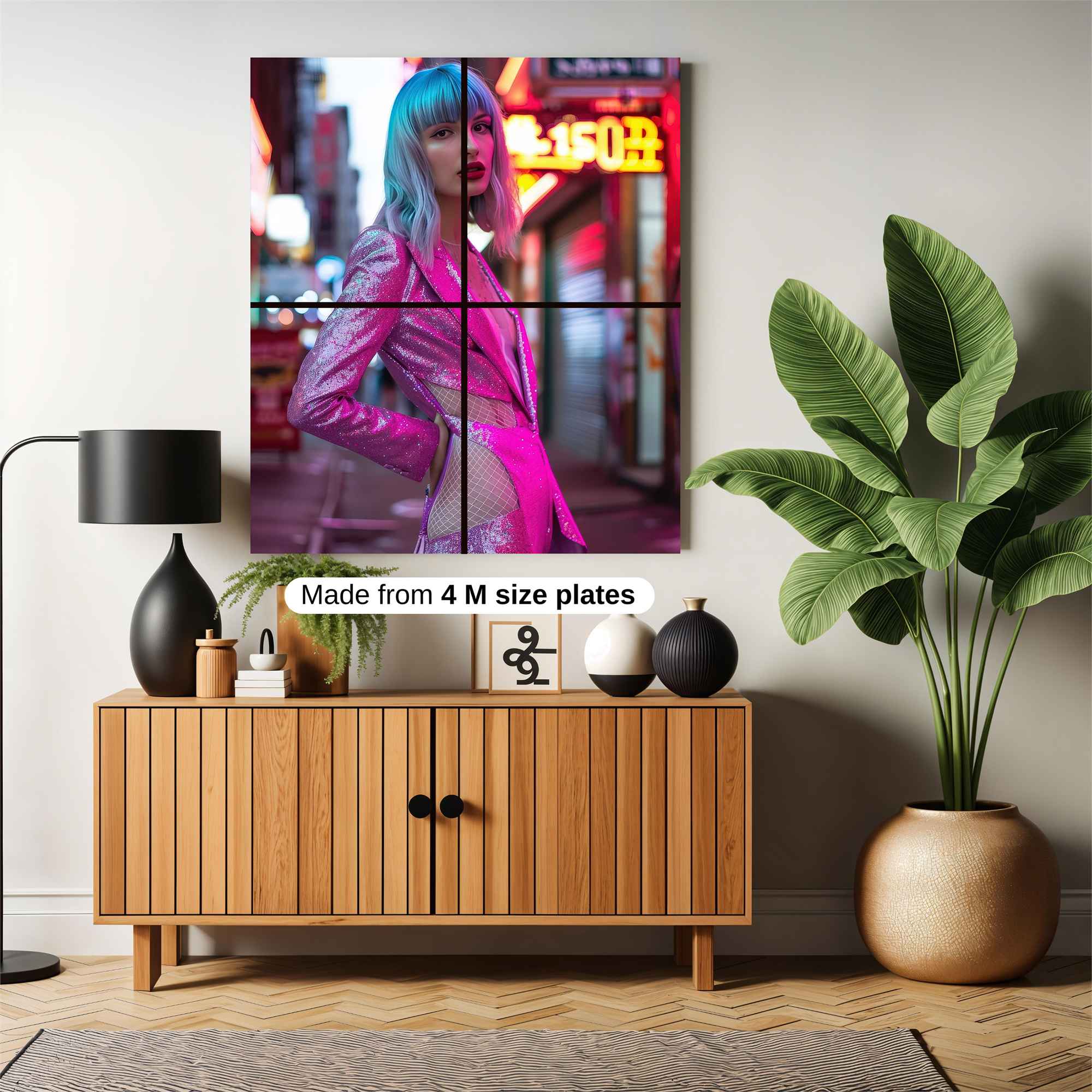 Neon Enigma Safe Wall Magnetic / M