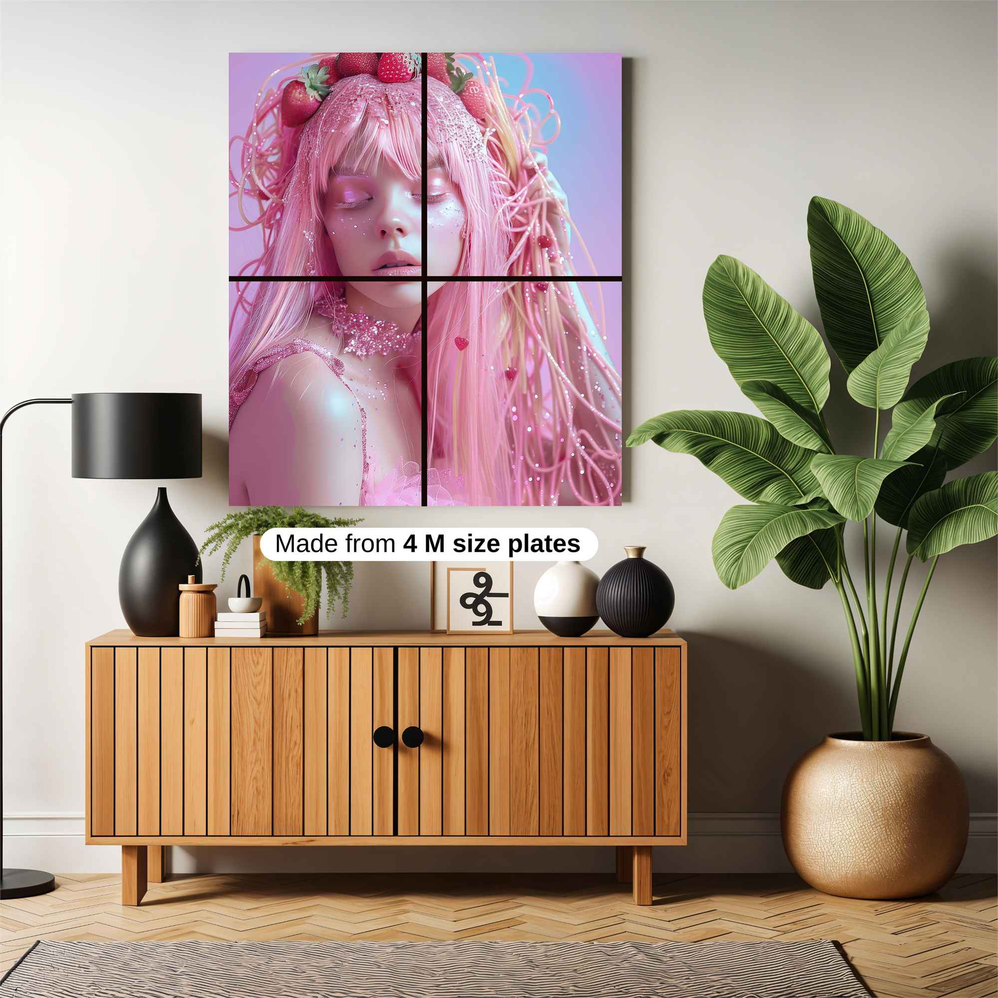 Strawberry Dream Safe Wall Magnetic / M