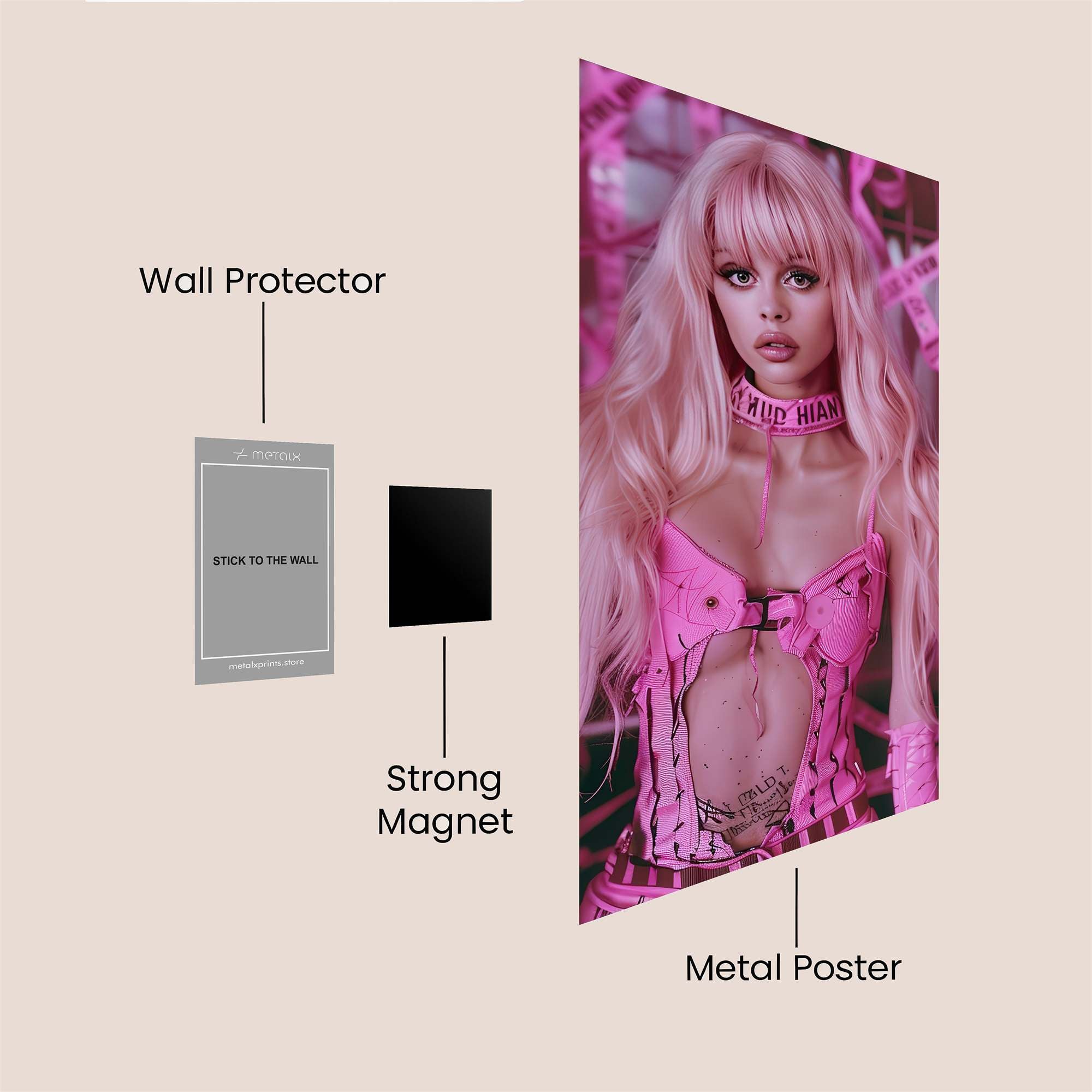 Mimosa Menace Safe Wall Magnetic / M