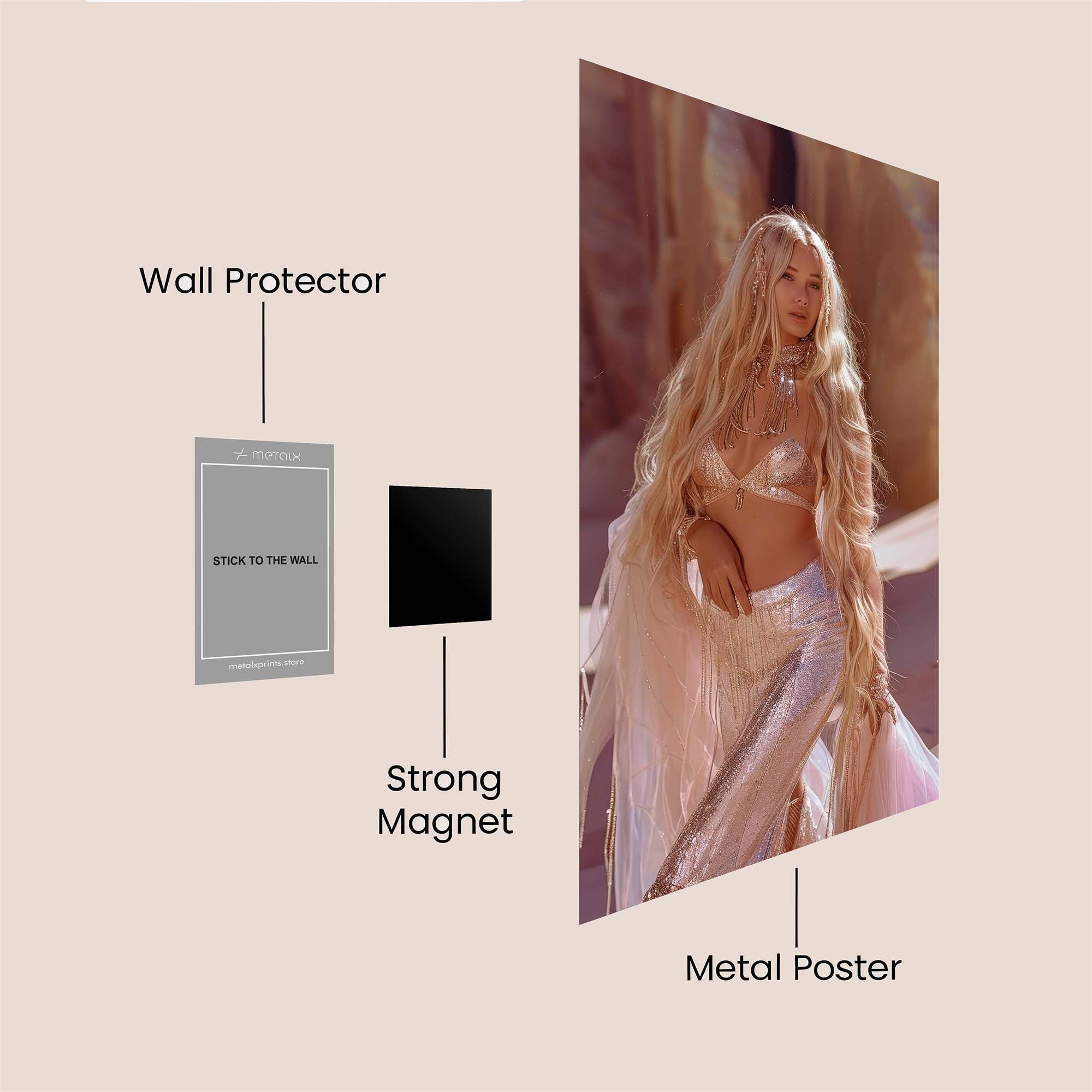 Desert Enchantress Safe Wall Magnetic / M