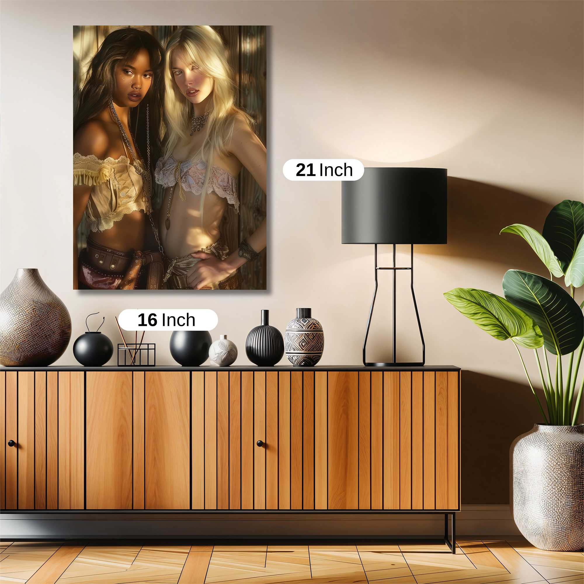 Sunlit Serenity Safe Wall Magnetic / M