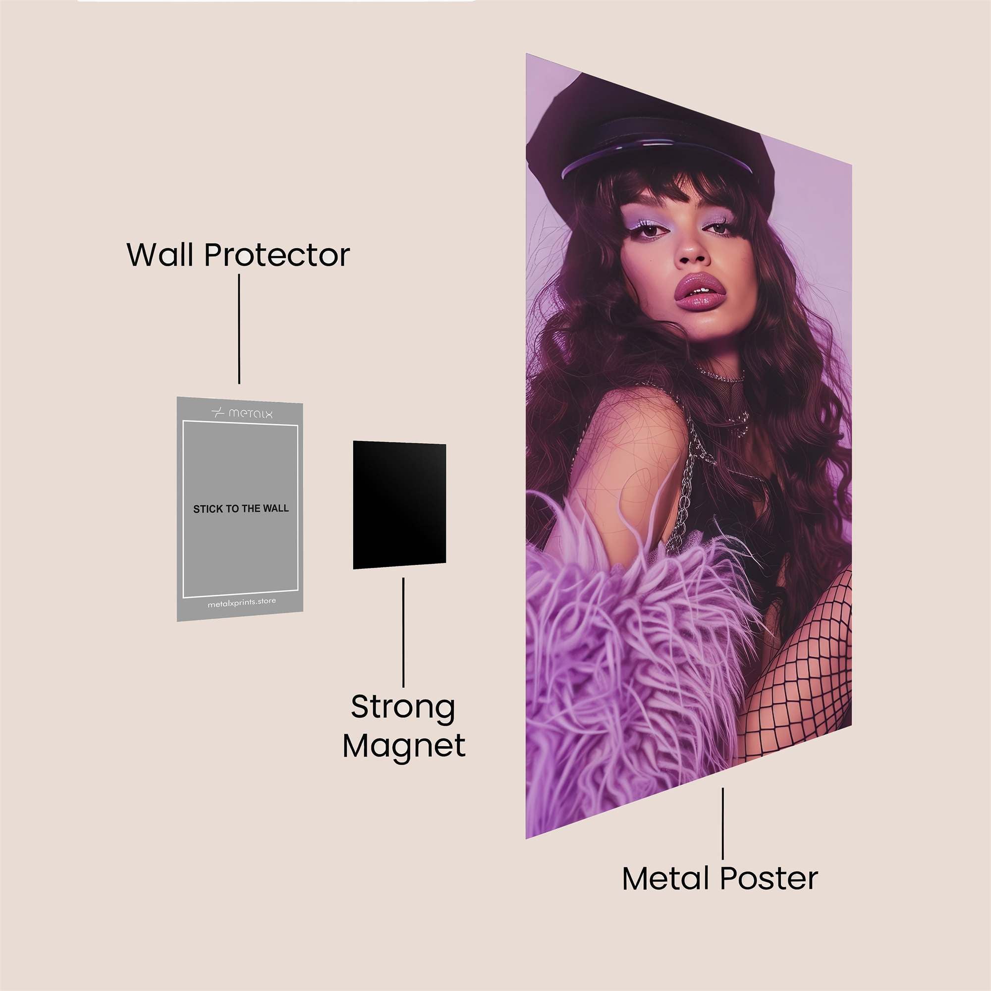 Fierce Aura Safe Wall Magnetic / M