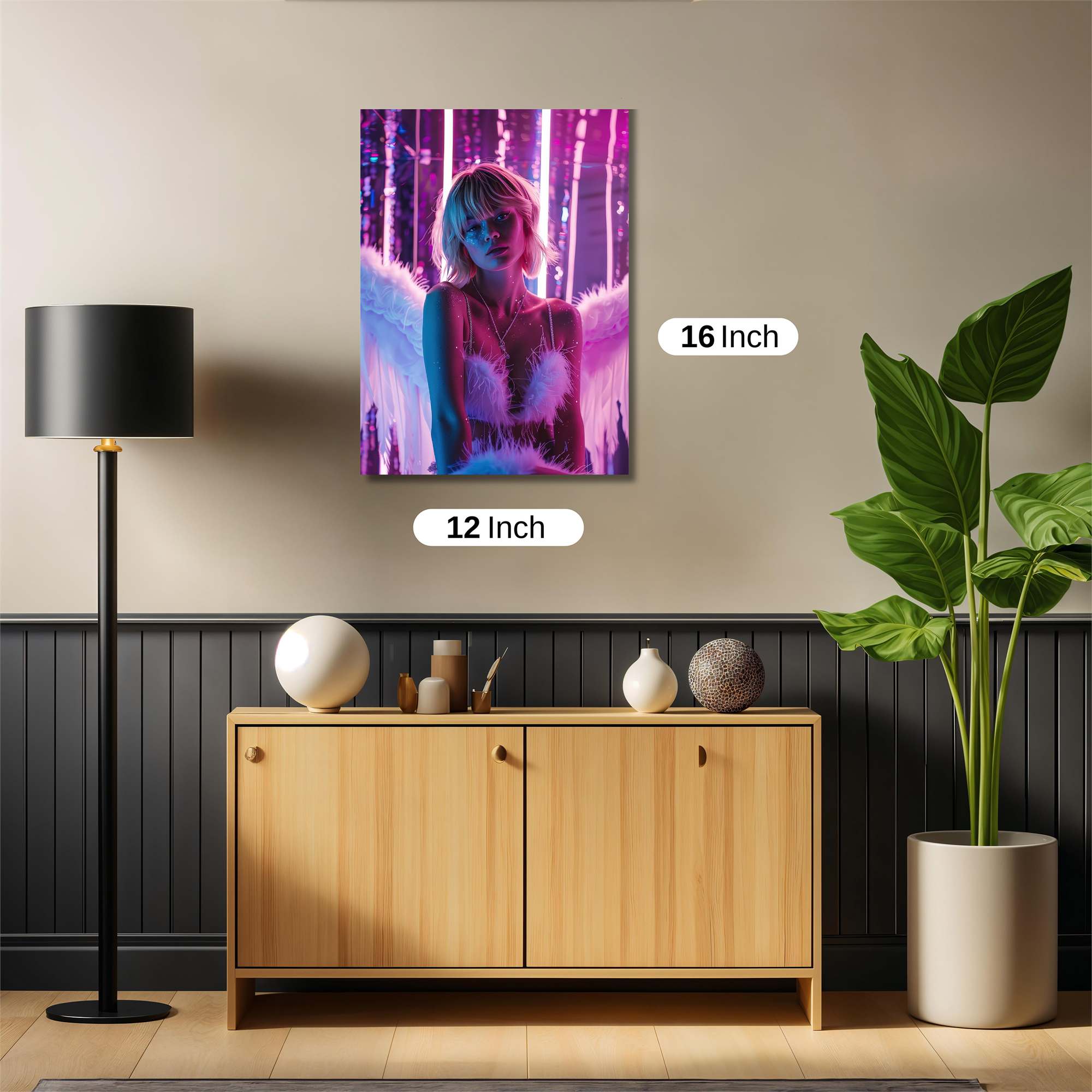 Angelic Glow Safe Wall Magnetic / M