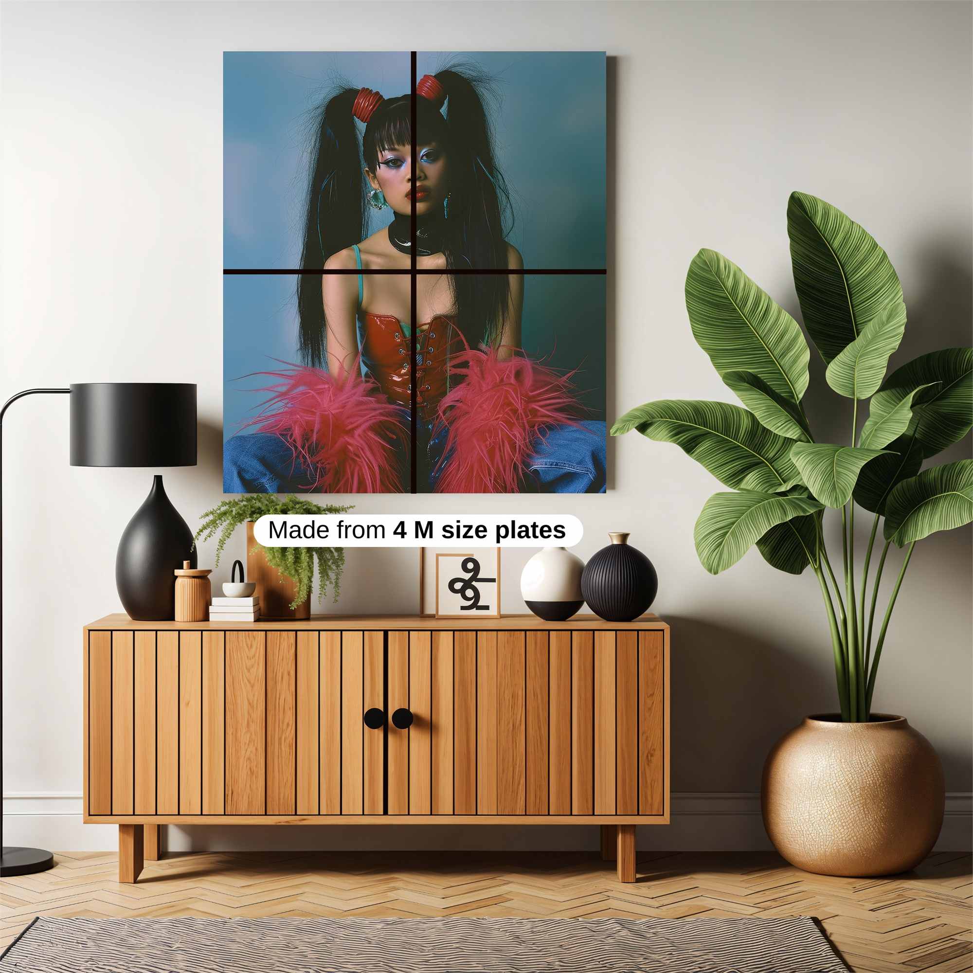 Pigtail Playful Safe Wall Magnetic / M