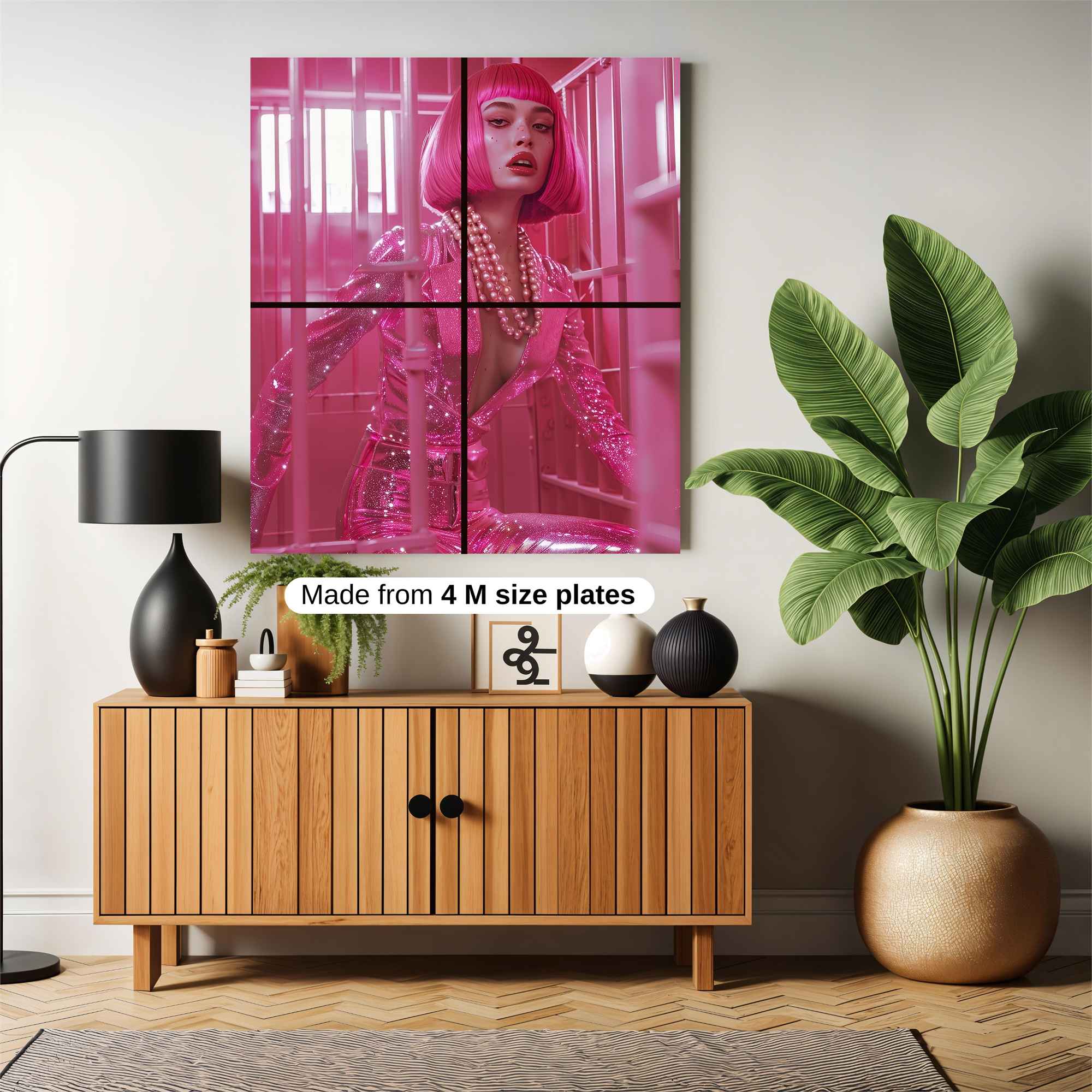 Pink Rebellion Safe Wall Magnetic / M