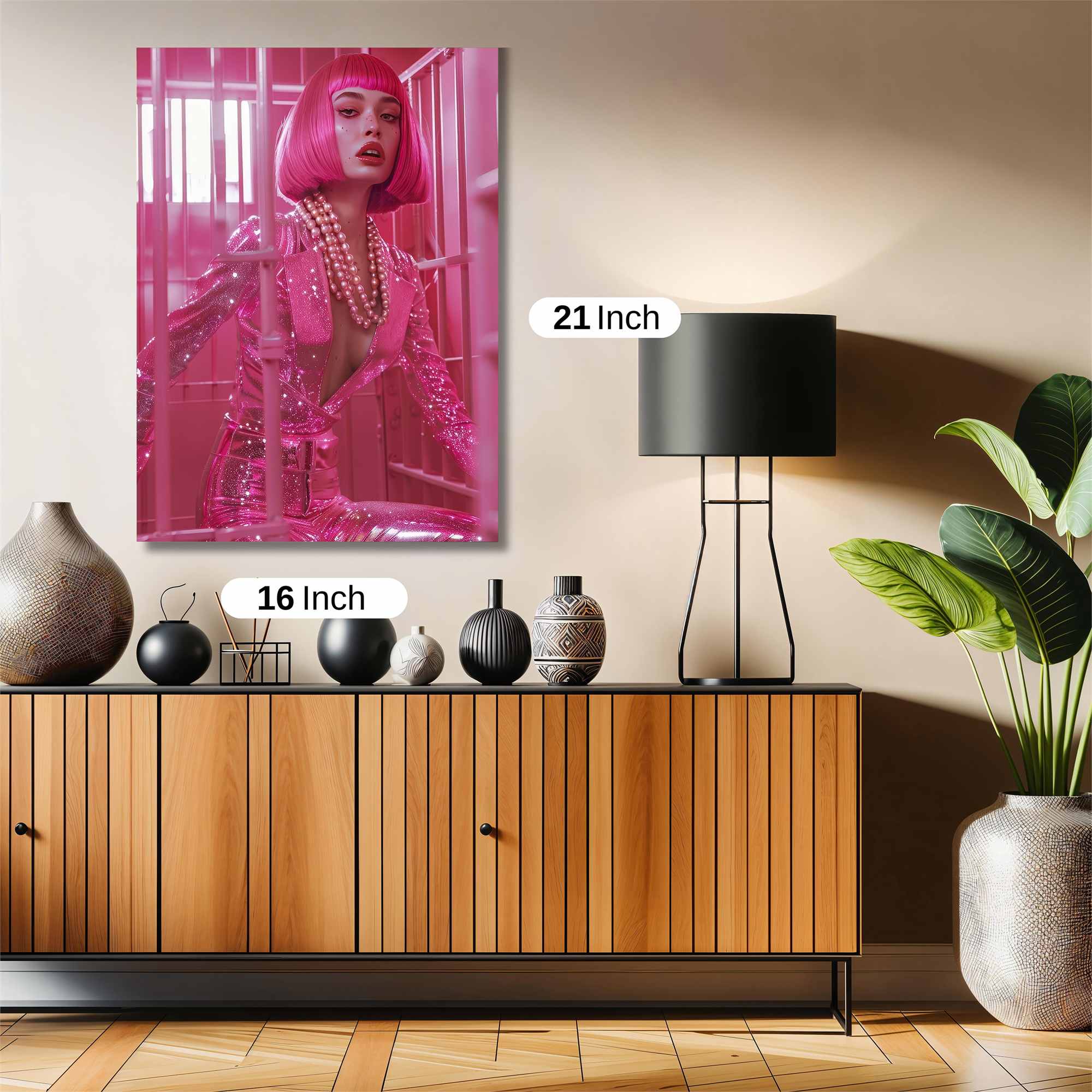 Pink Rebellion Safe Wall Magnetic / M