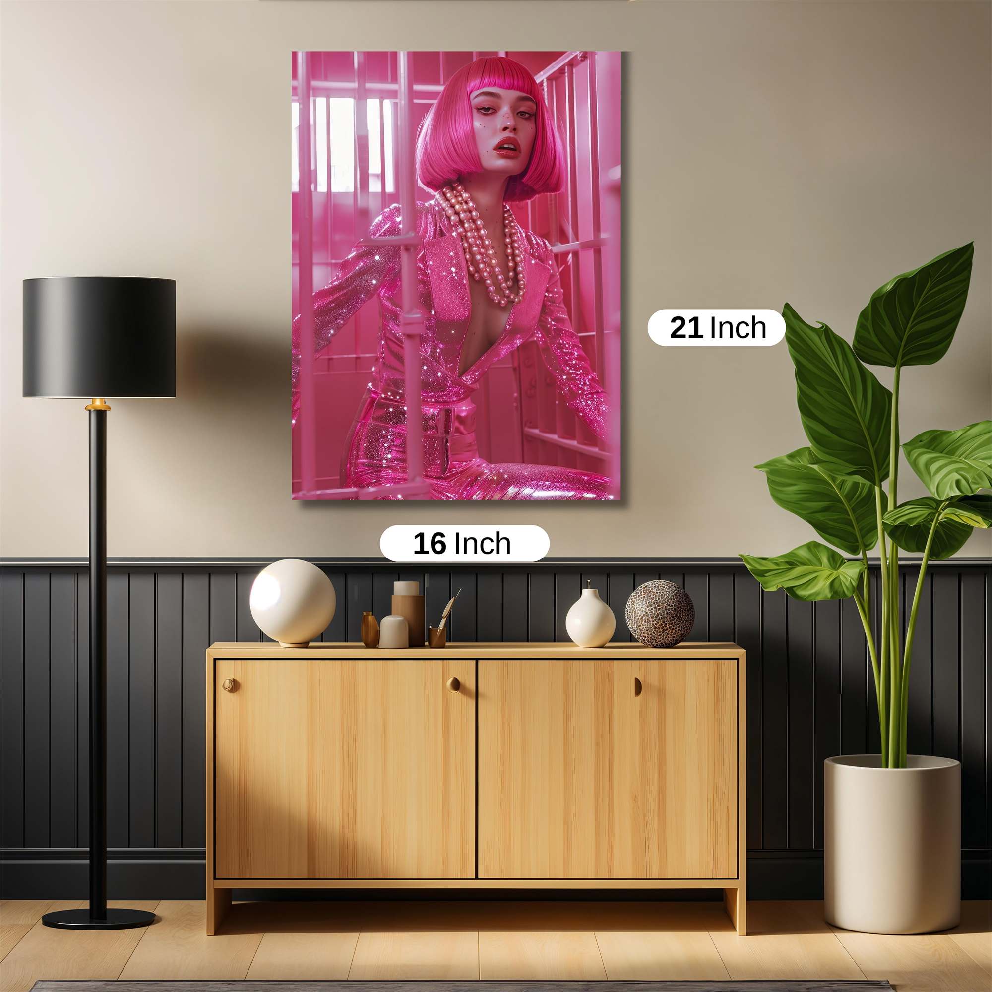 Pink Rebellion Safe Wall Magnetic / M