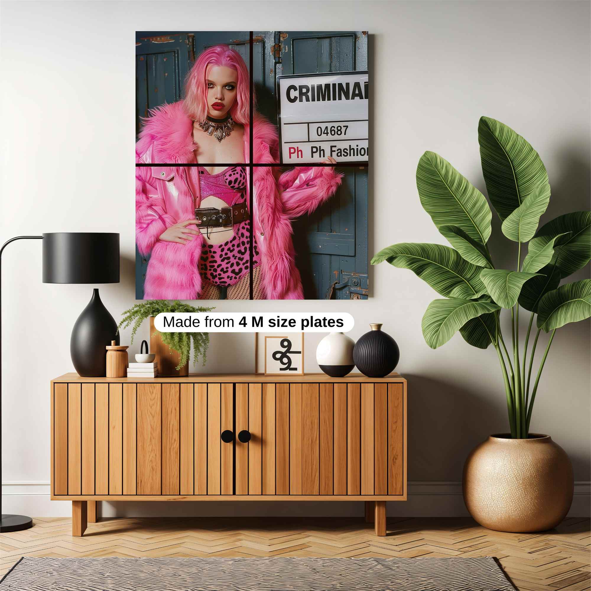 Pink Rebel Safe Wall Magnetic / M