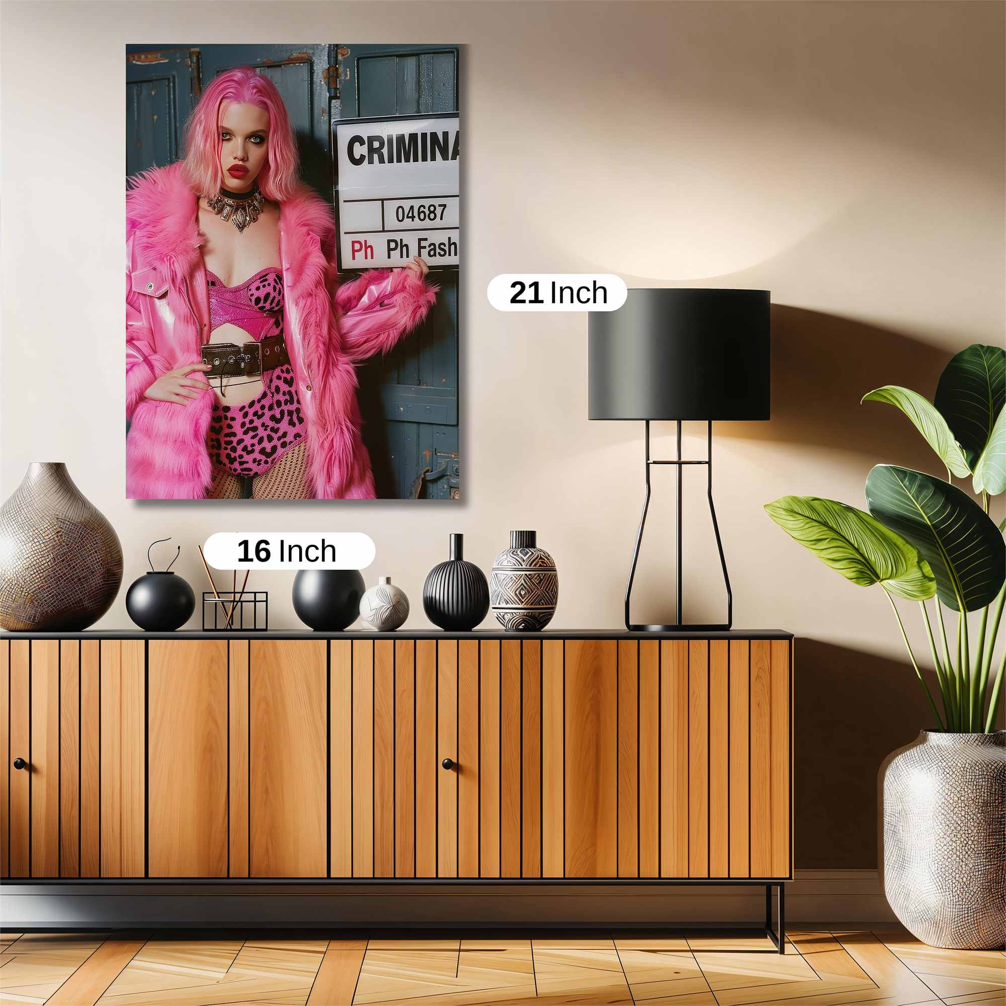 Pink Rebel Safe Wall Magnetic / M
