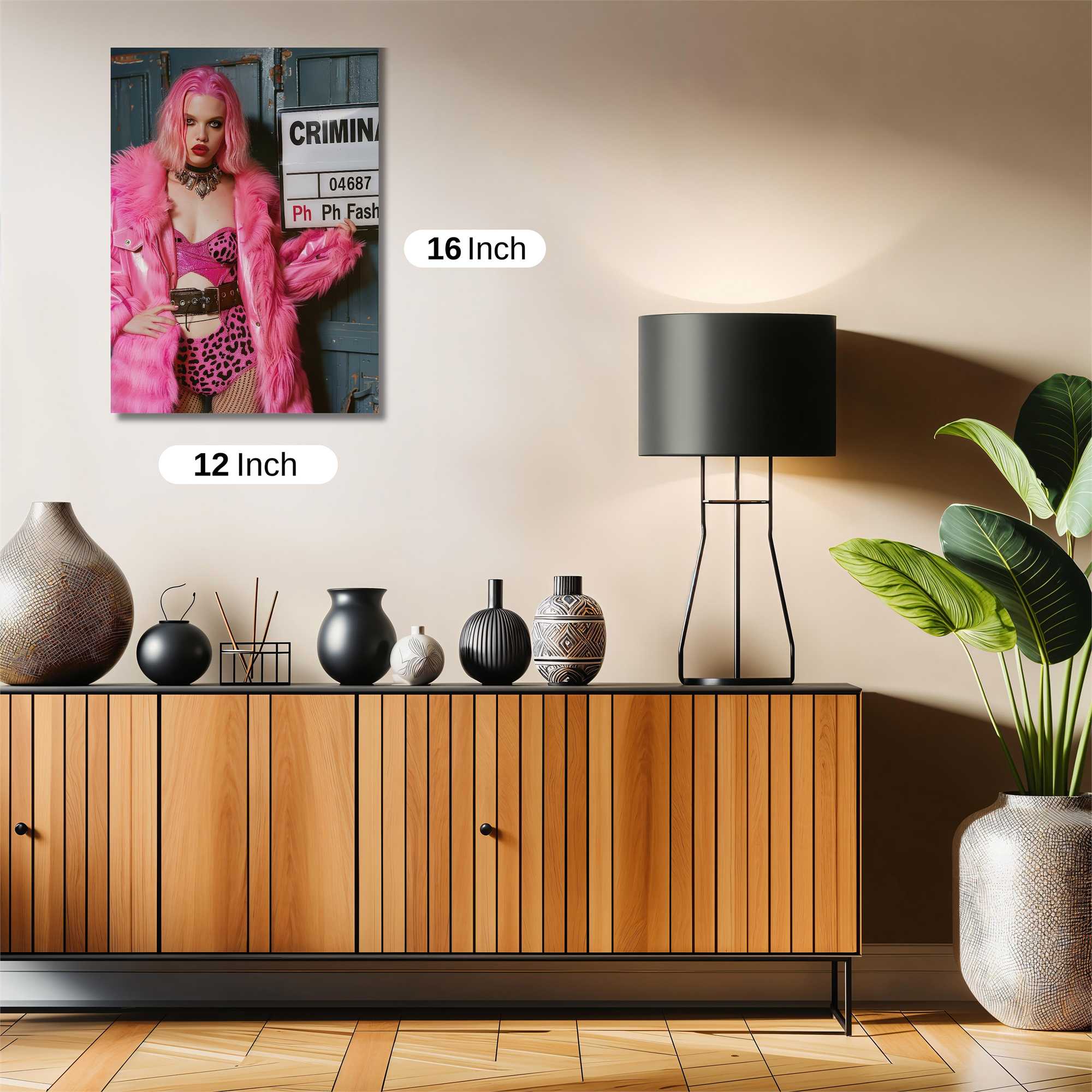 Pink Rebel Safe Wall Magnetic / M