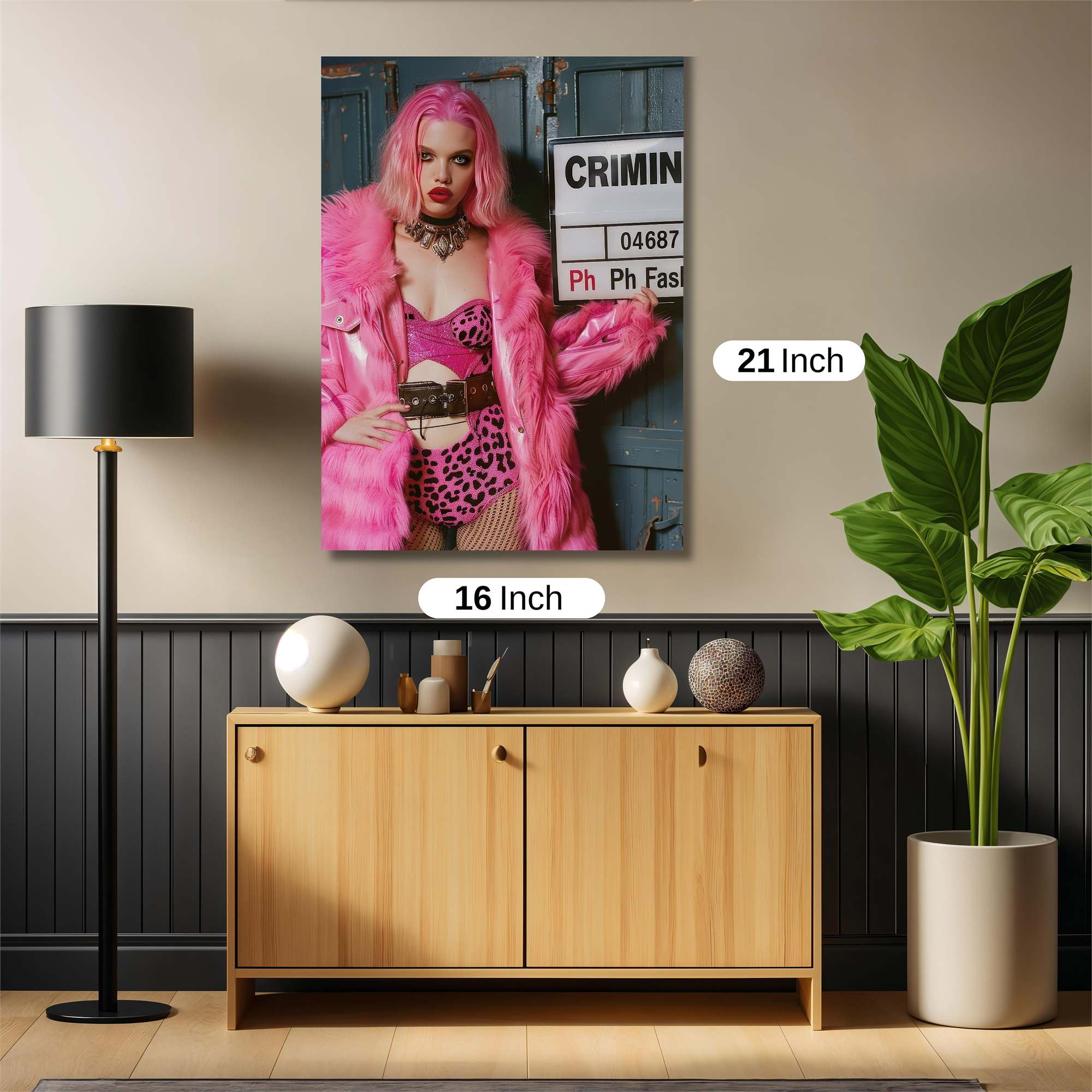 Pink Rebel Safe Wall Magnetic / M