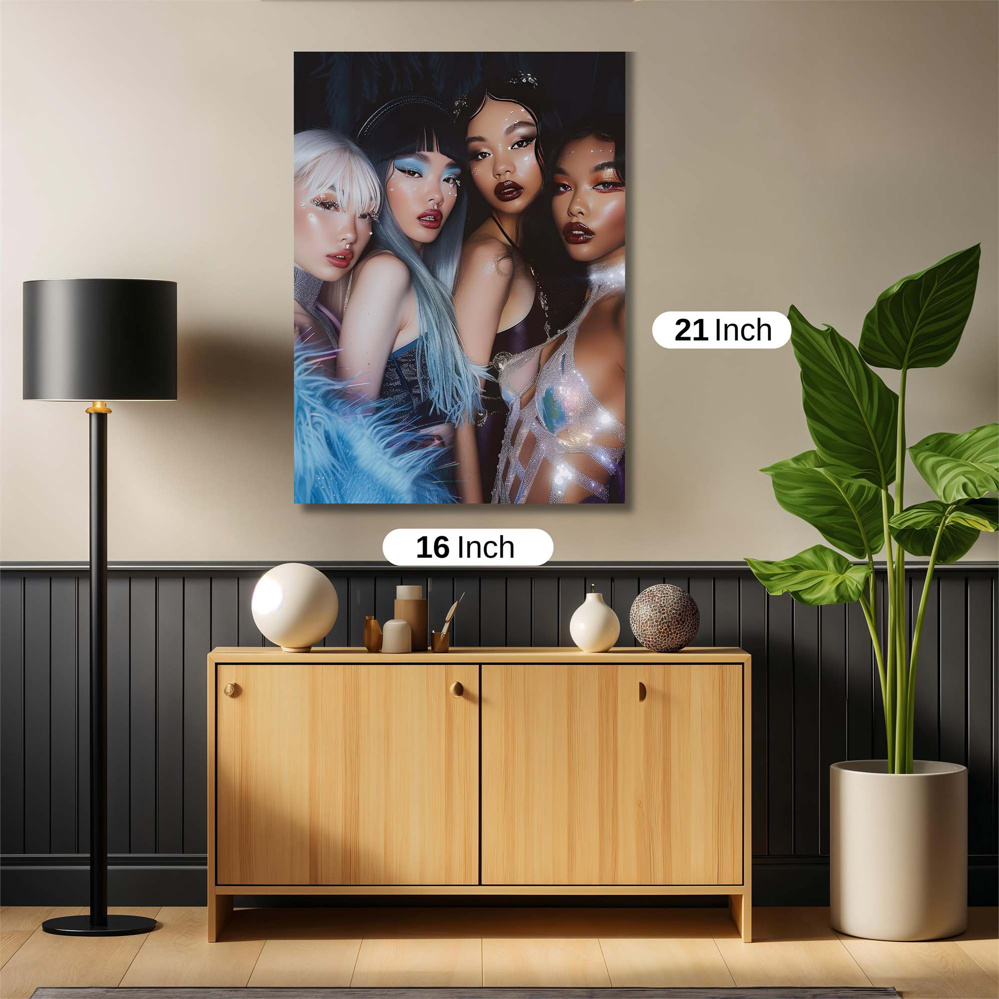 Glamourous Enigma Safe Wall Magnetic / M
