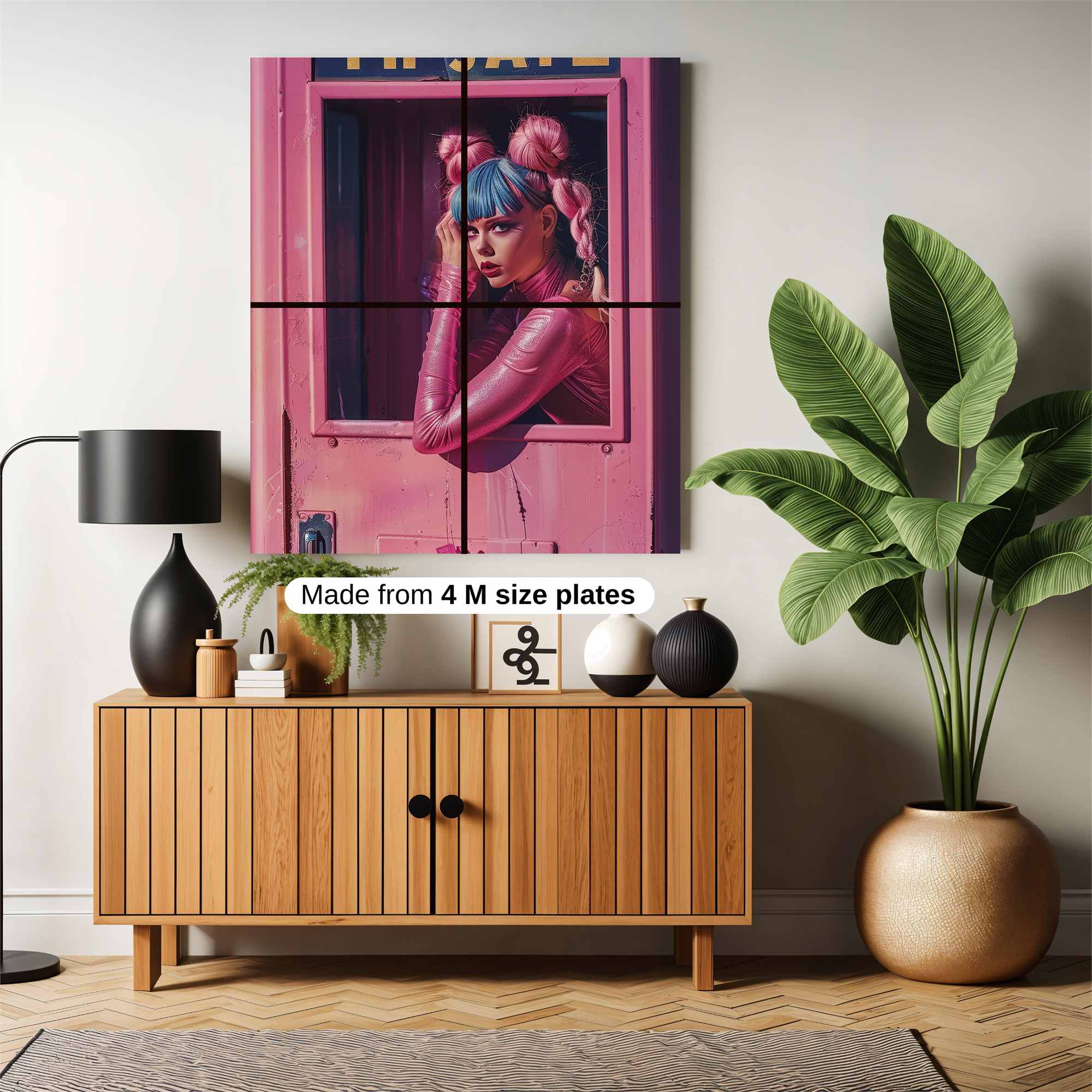Neon Whimsy Safe Wall Magnetic / M