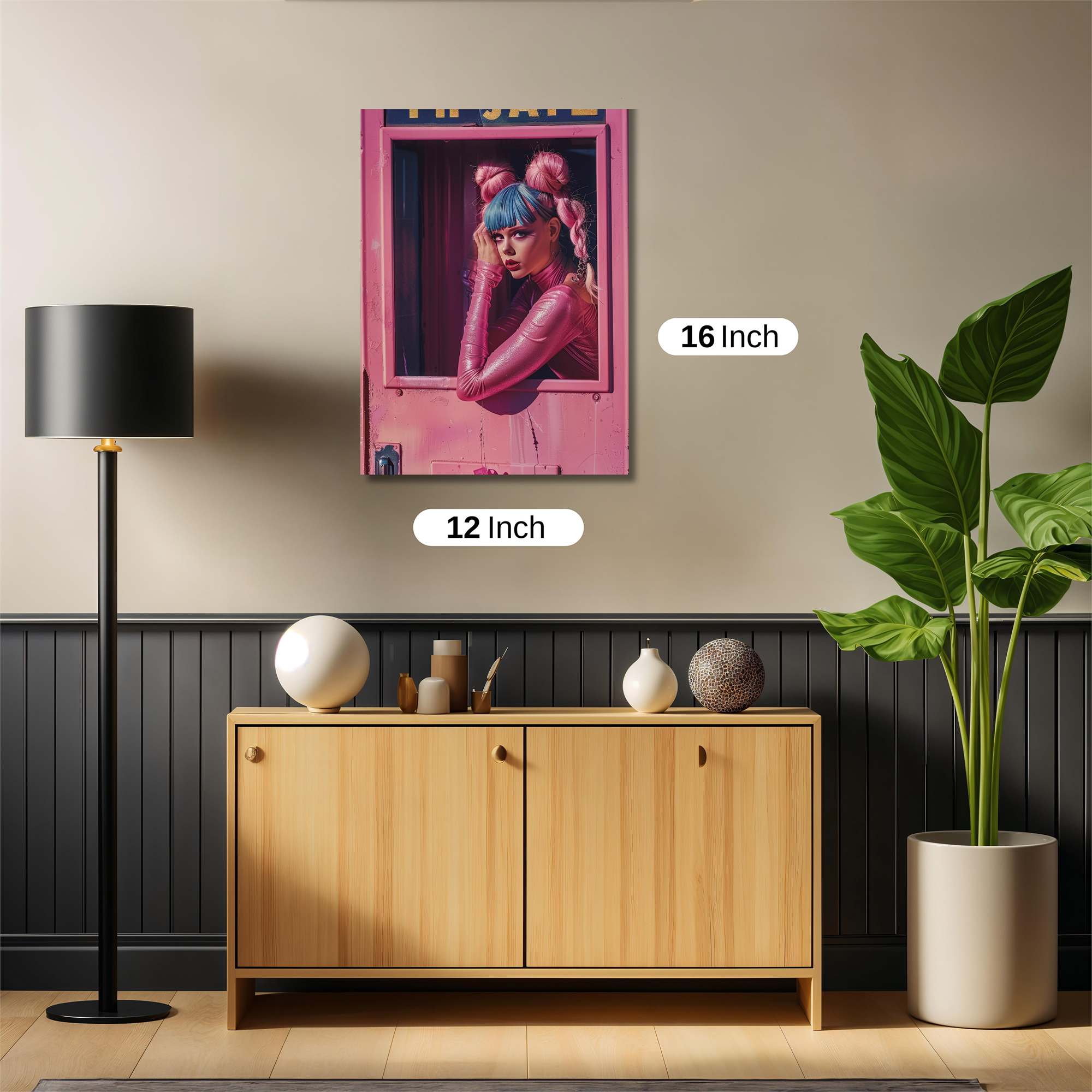 Neon Whimsy Safe Wall Magnetic / M