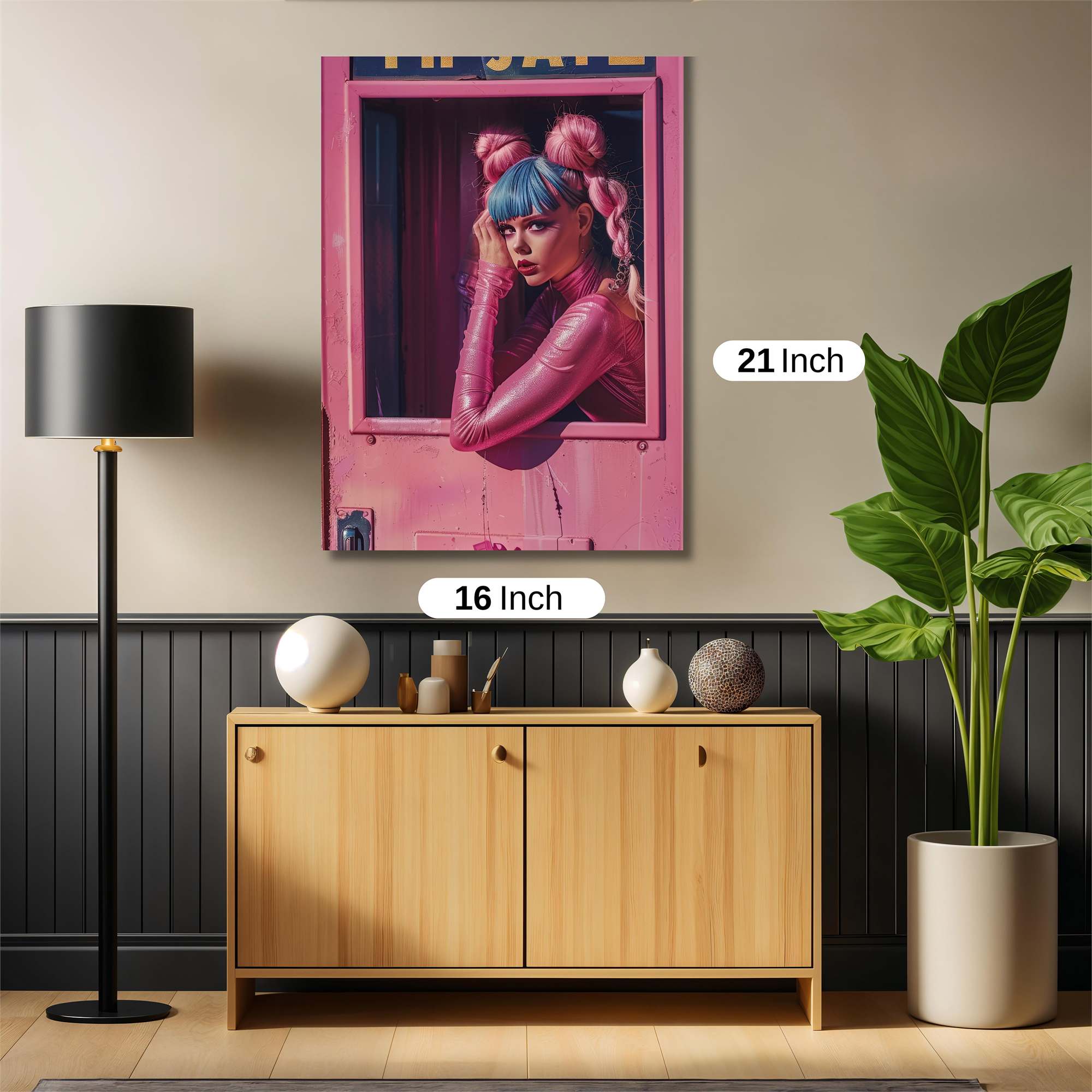 Neon Whimsy Safe Wall Magnetic / M