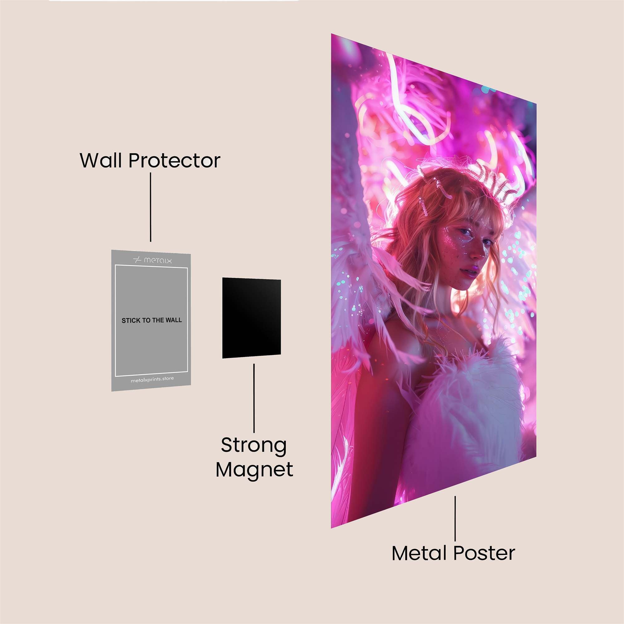 Angel Dream Safe Wall Magnetic / M