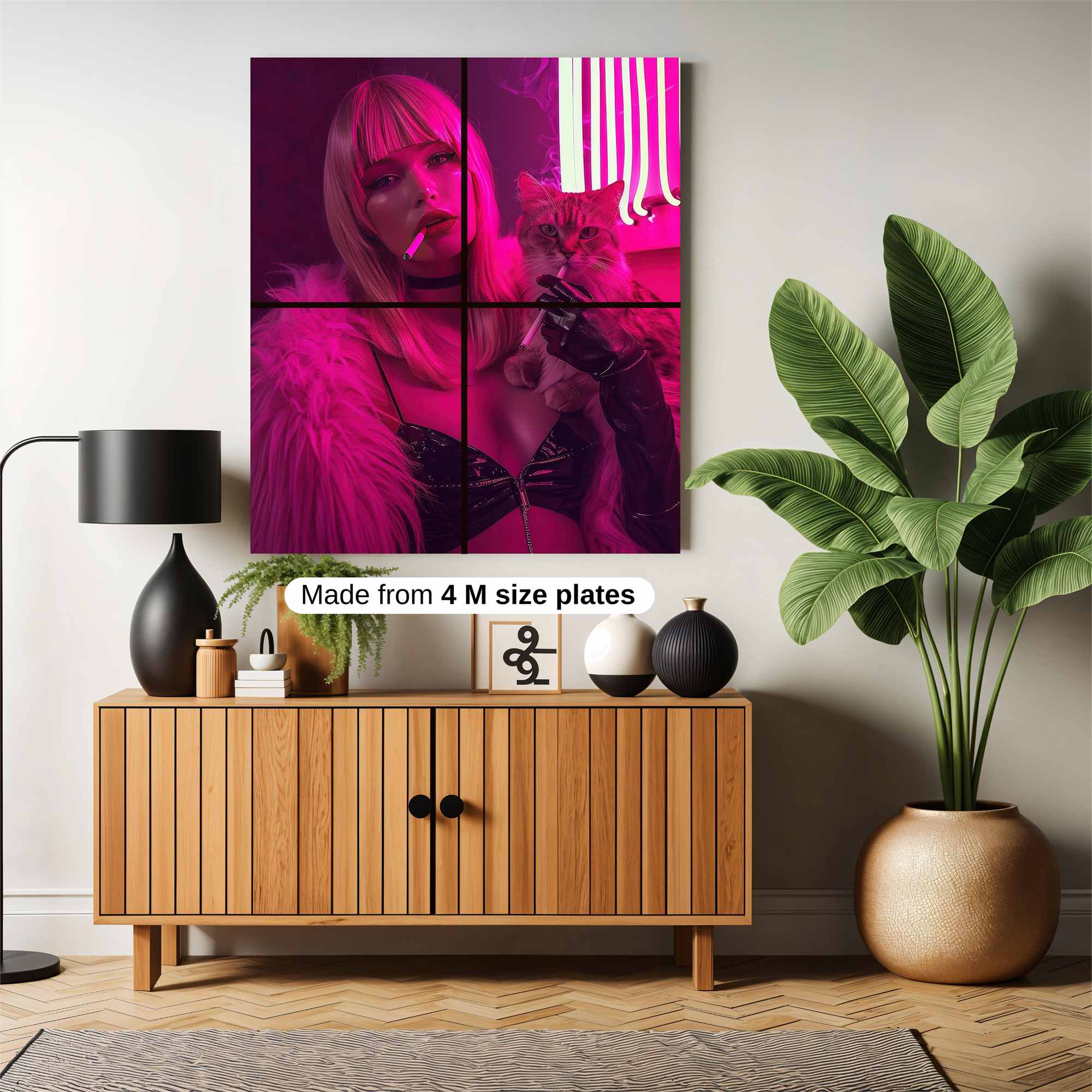Neon Diva Safe Wall Magnetic / M