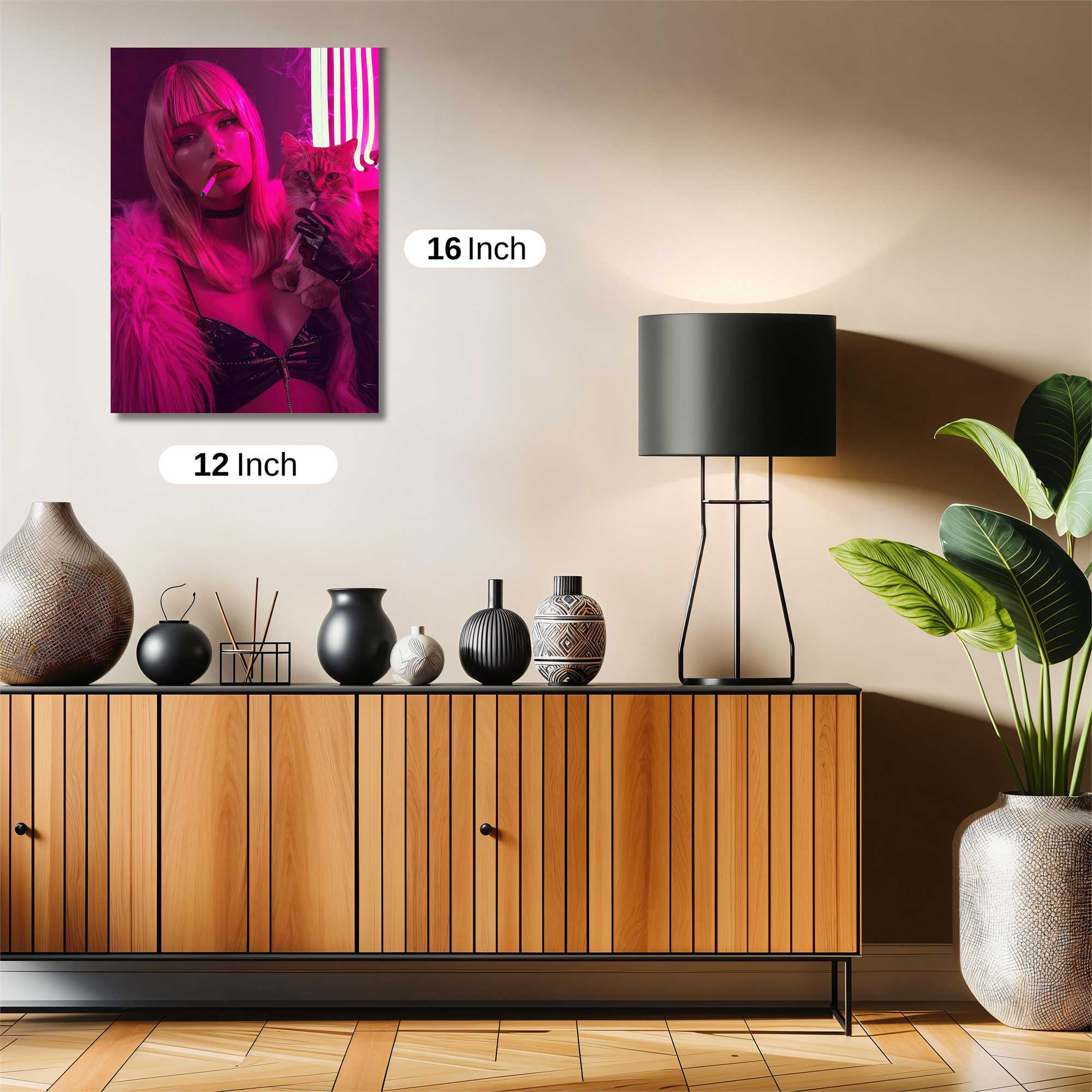 Neon Diva Safe Wall Magnetic / M