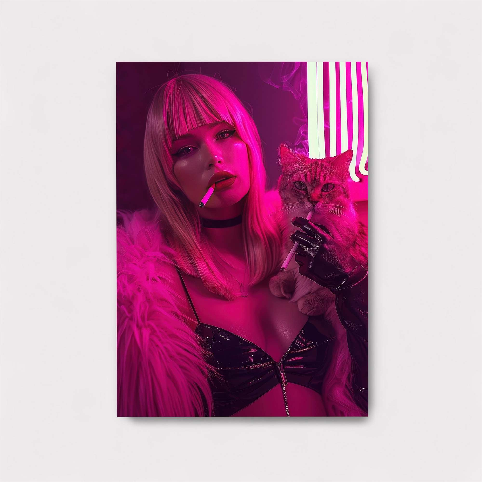 Neon Diva Safe Wall Magnetic / M