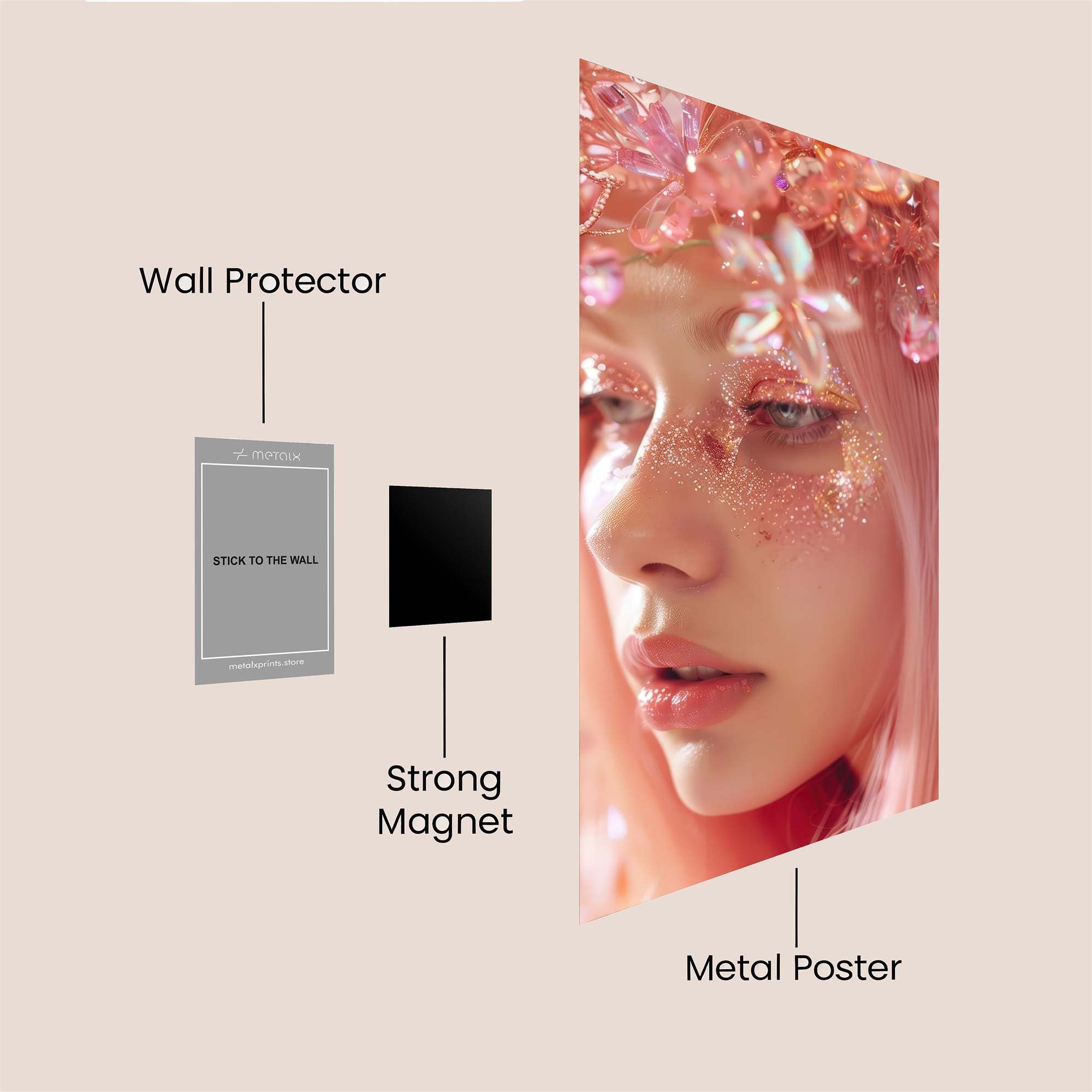 Crystal Dream Safe Wall Magnetic / M