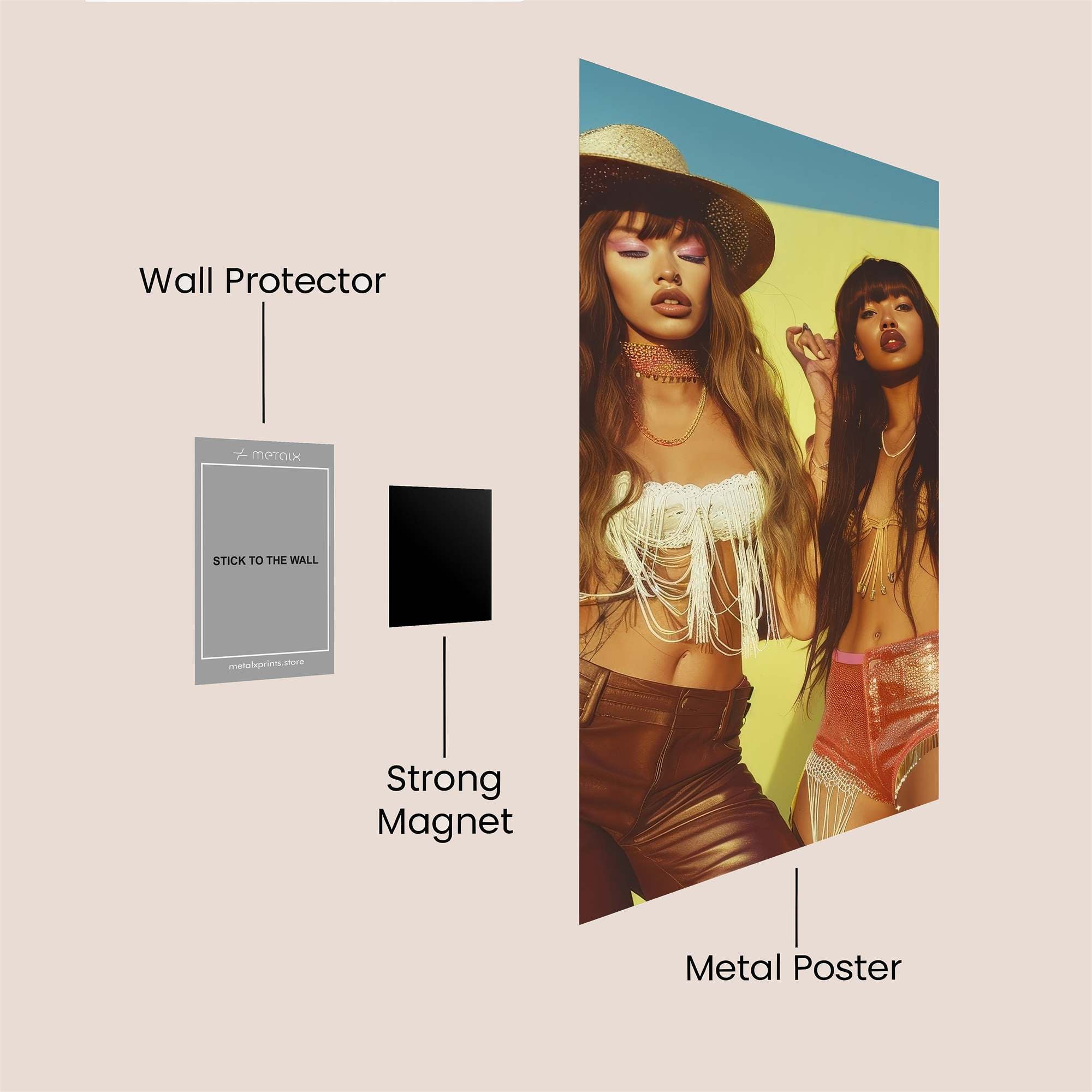 Fashion Fusion Safe Wall Magnetic / M