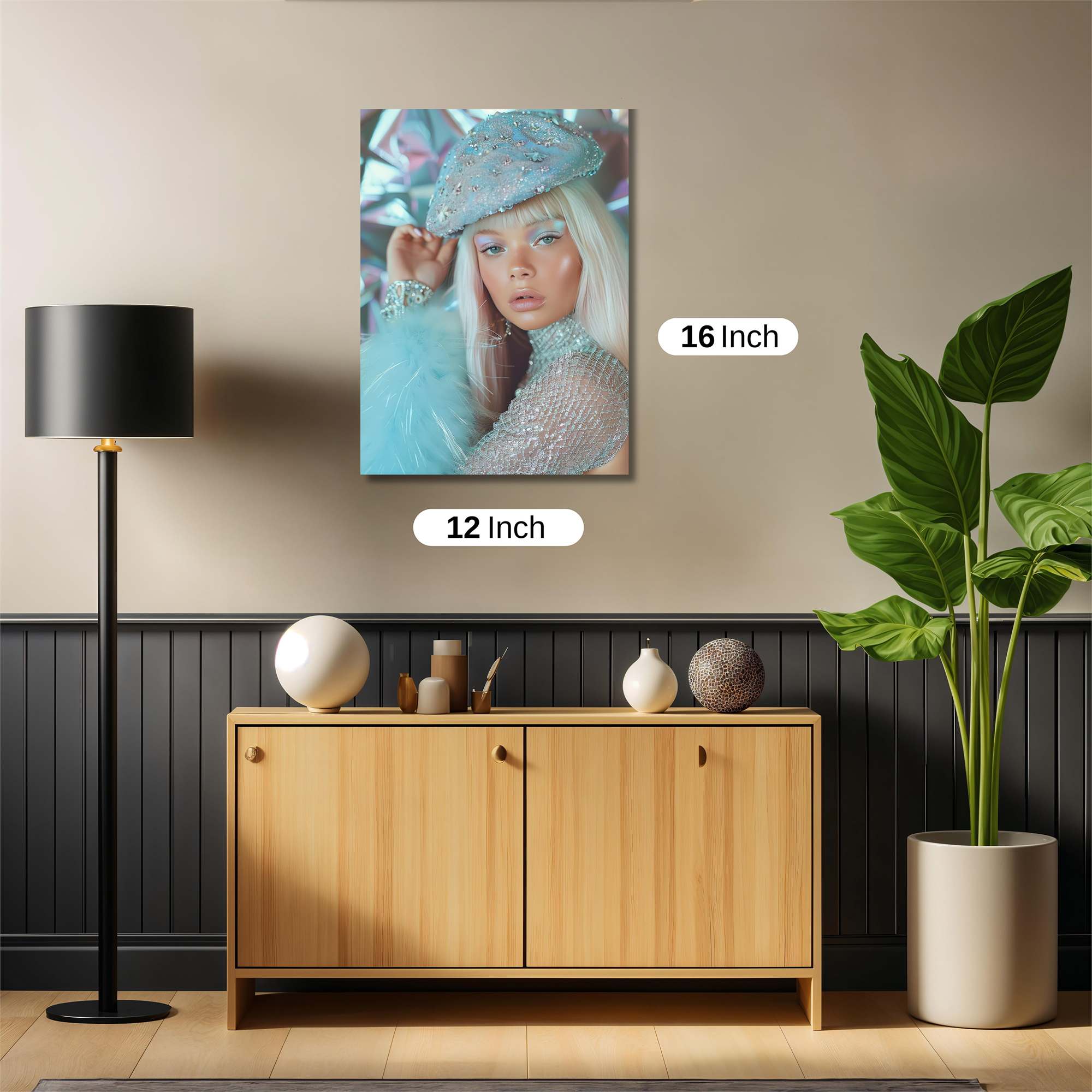 Glittering Enigma Safe Wall Magnetic / M