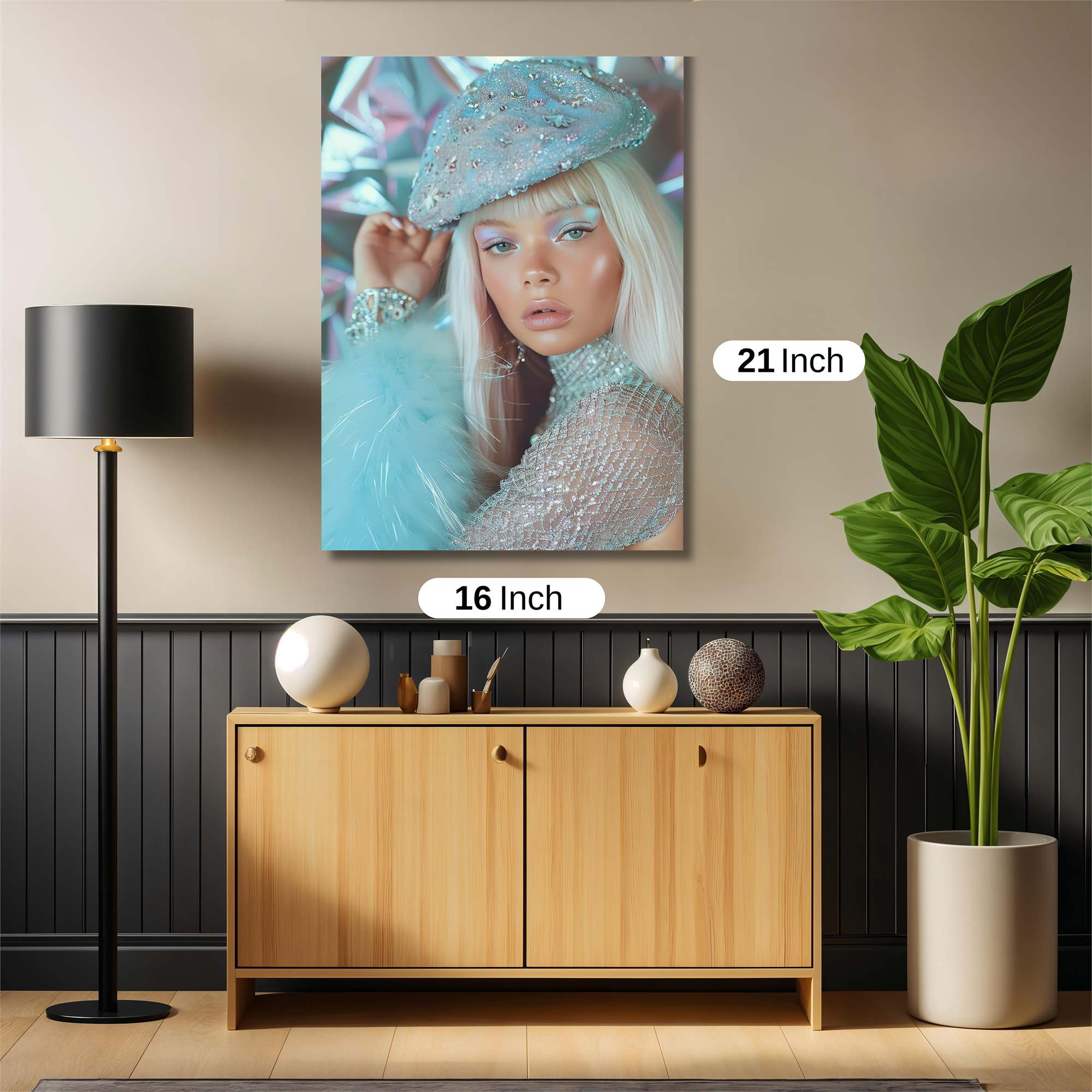 Glittering Enigma Safe Wall Magnetic / M