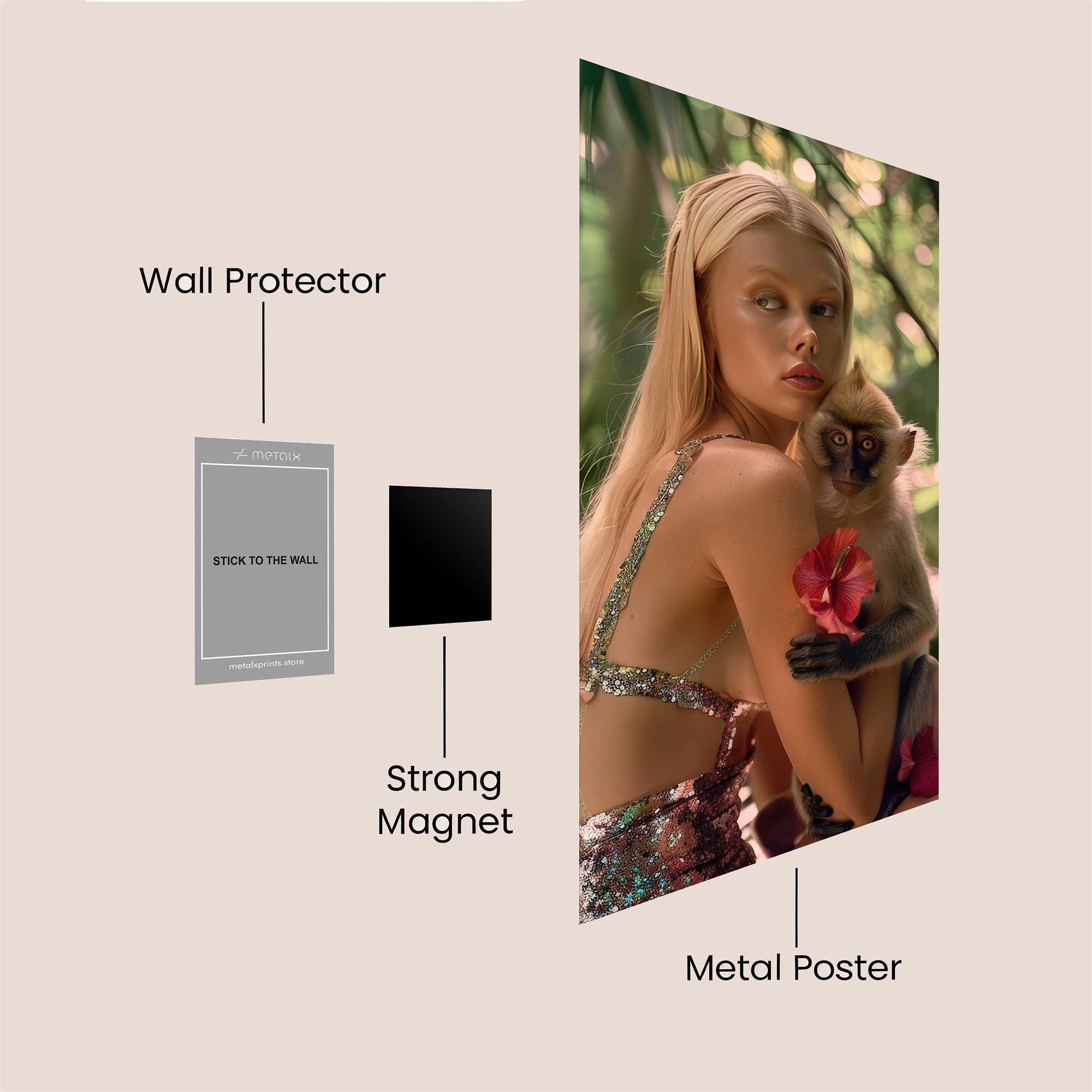 Jungle Serenity Safe Wall Magnetic / M