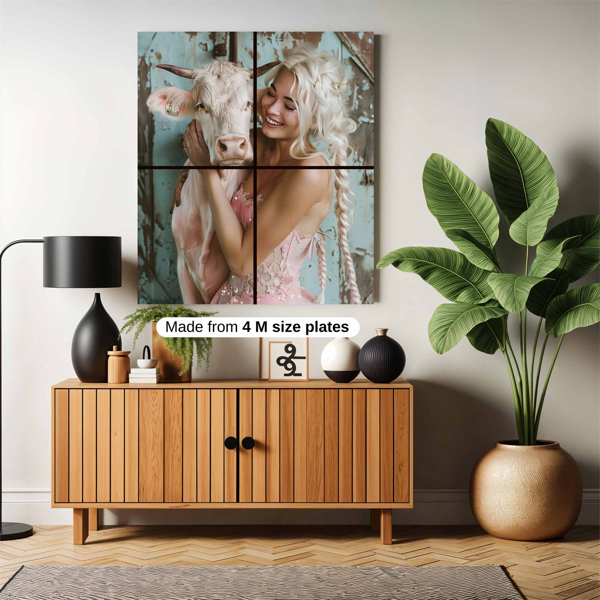 Bovine Bliss Safe Wall Magnetic / M