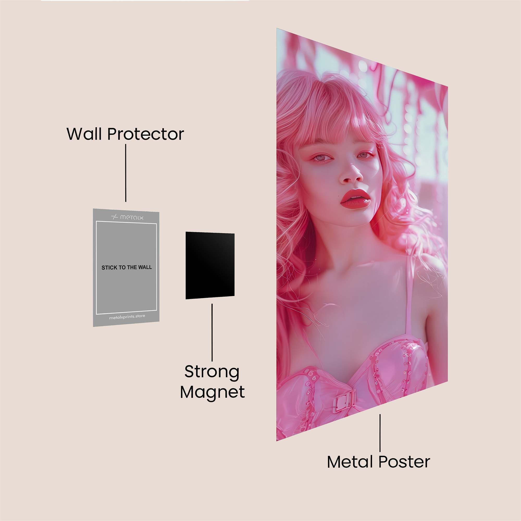Candy Dream Safe Wall Magnetic / M