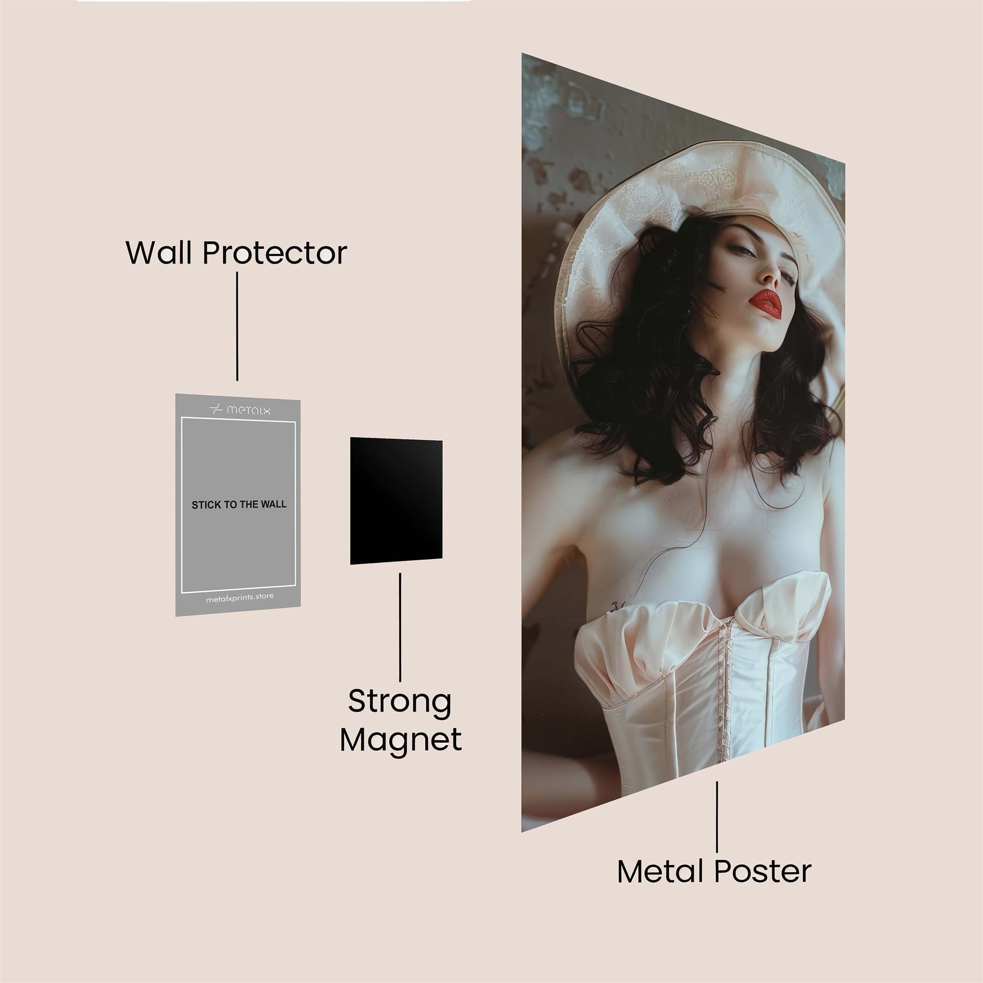 Enigmatic Elegance Safe Wall Magnetic / M