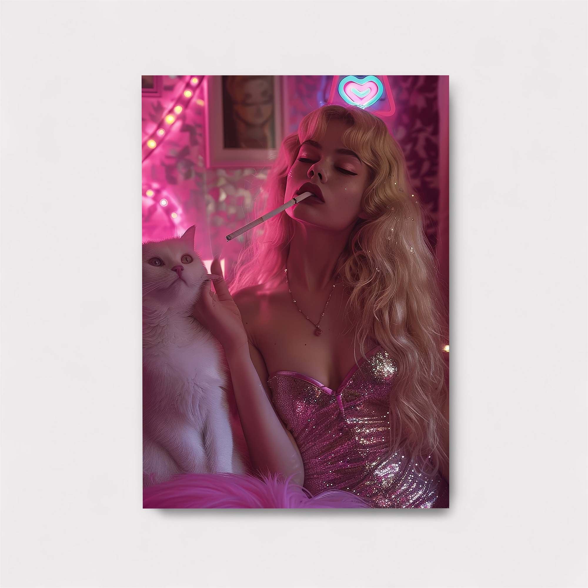 Feline Glamour Safe Wall Magnetic / M