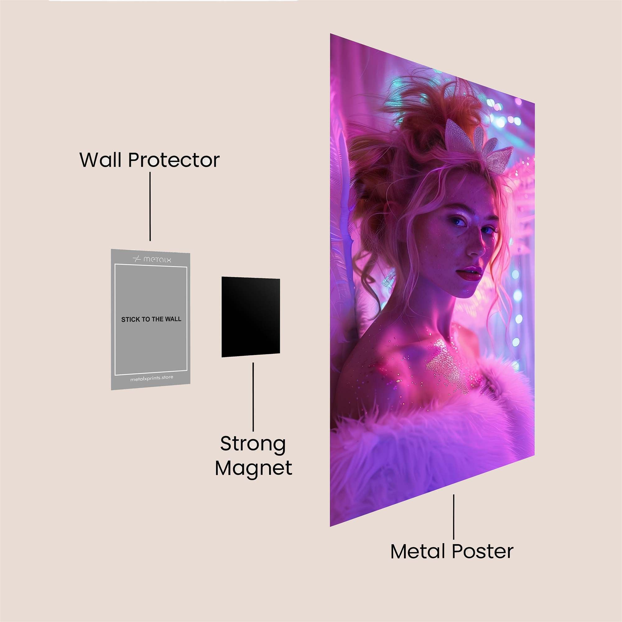 Fairy Enchantment Safe Wall Magnetic / M