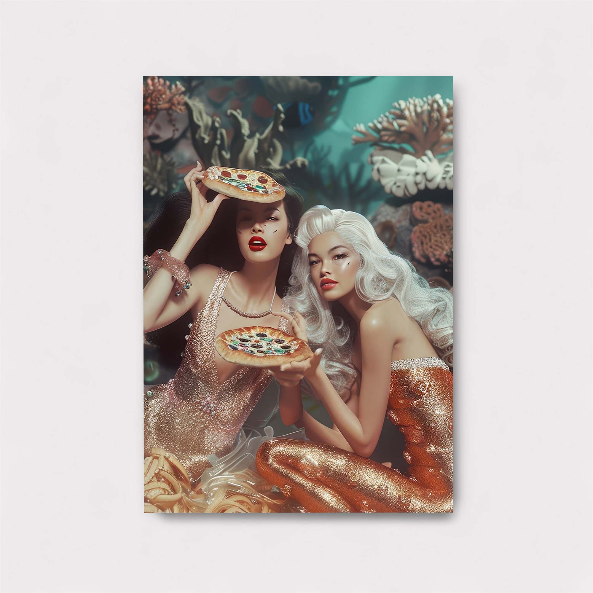 Mermaid Feast Safe Wall Magnetic / M