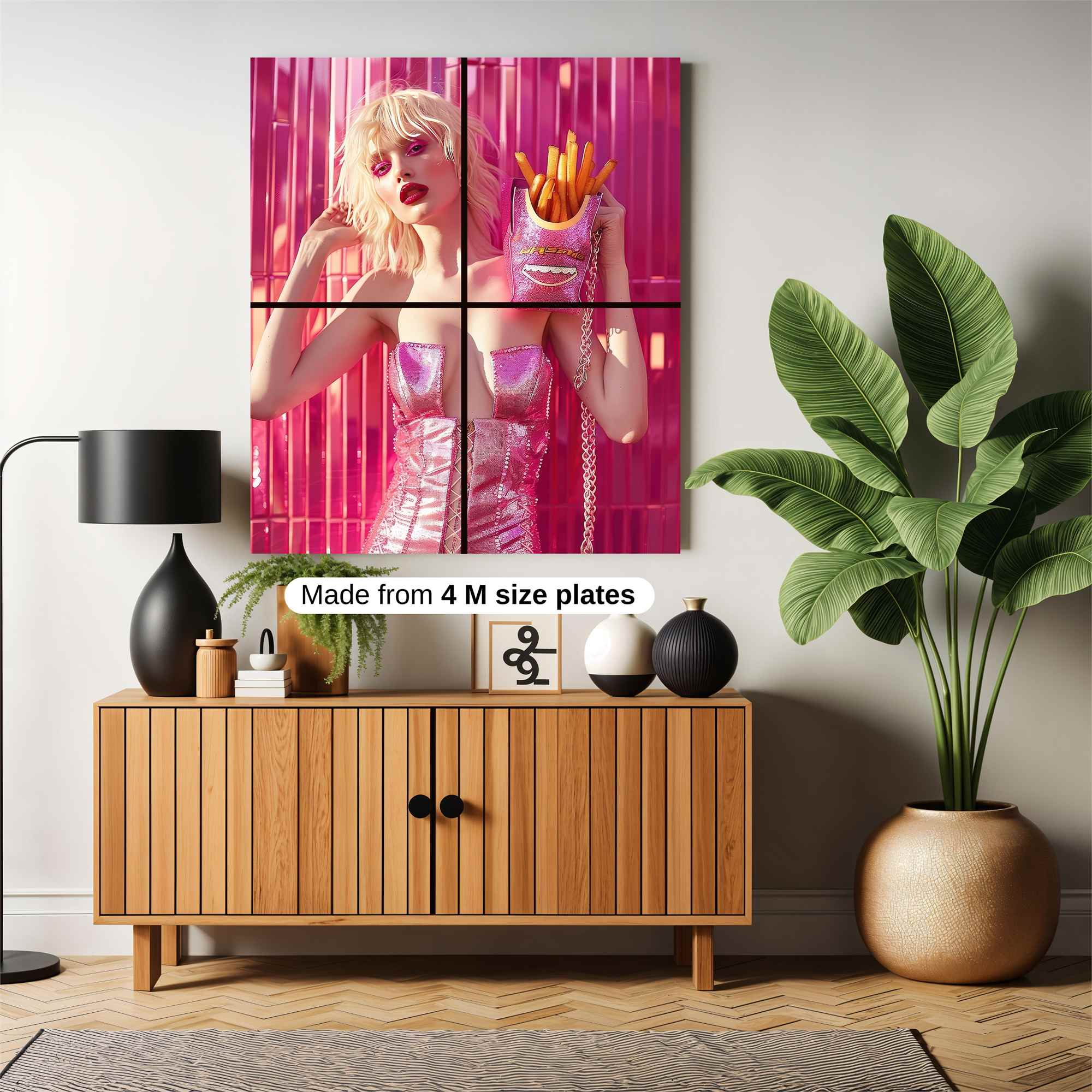 Fries Frenzy Safe Wall Magnetic / M