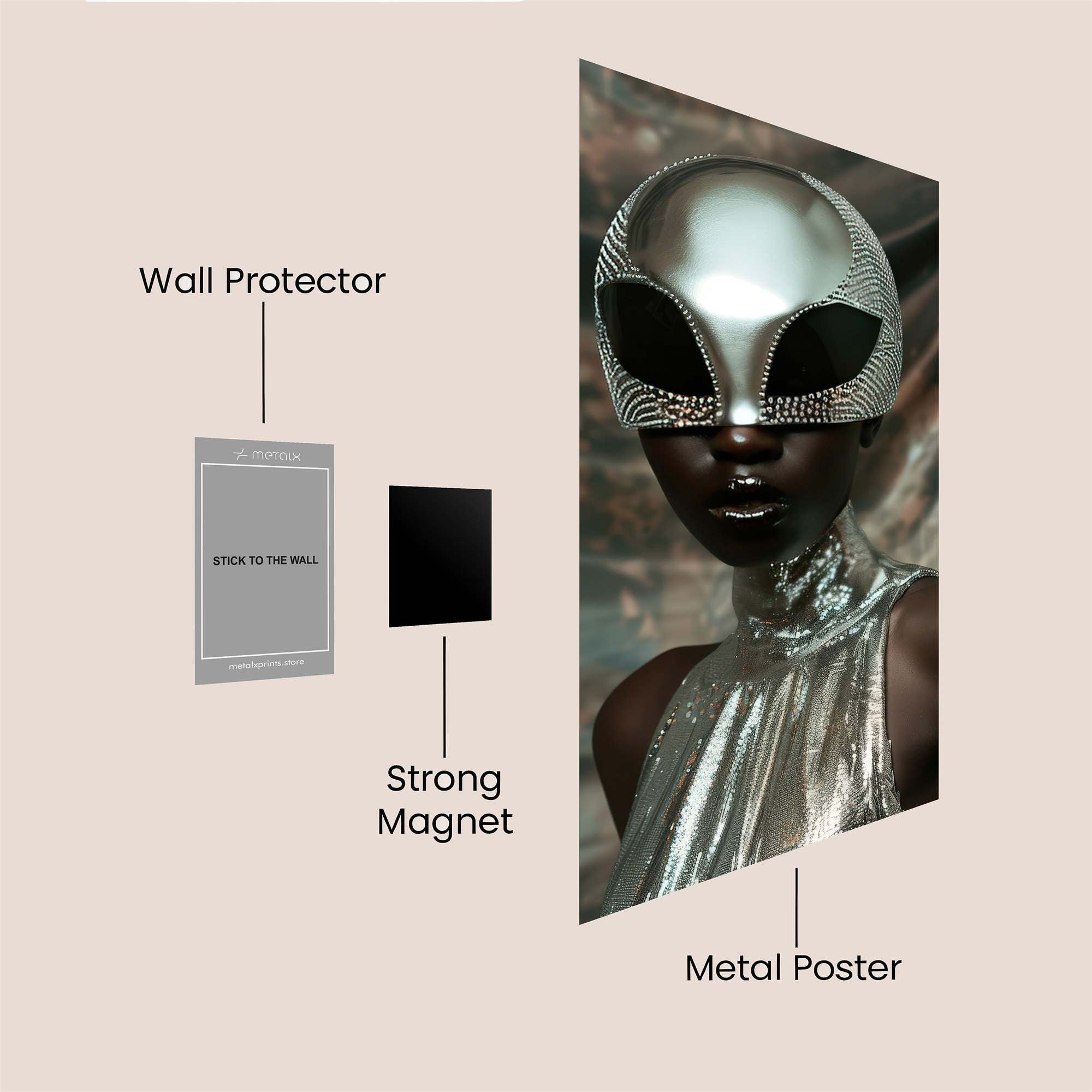 Alien Enigma Safe Wall Magnetic / M