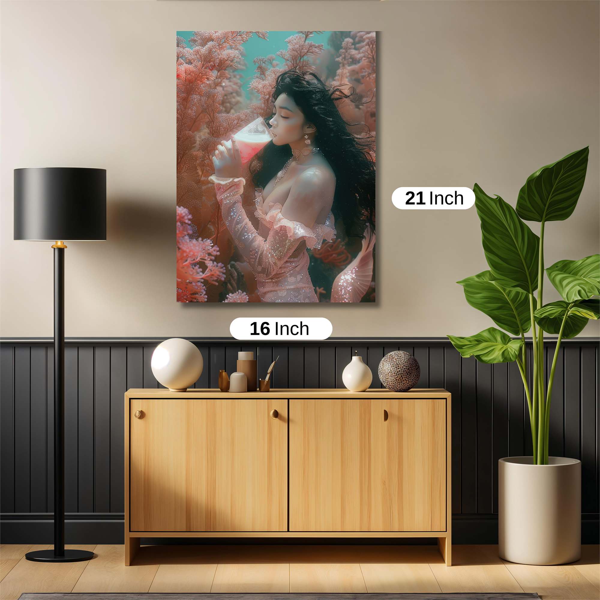 Mermaid Dream Safe Wall Magnetic / M