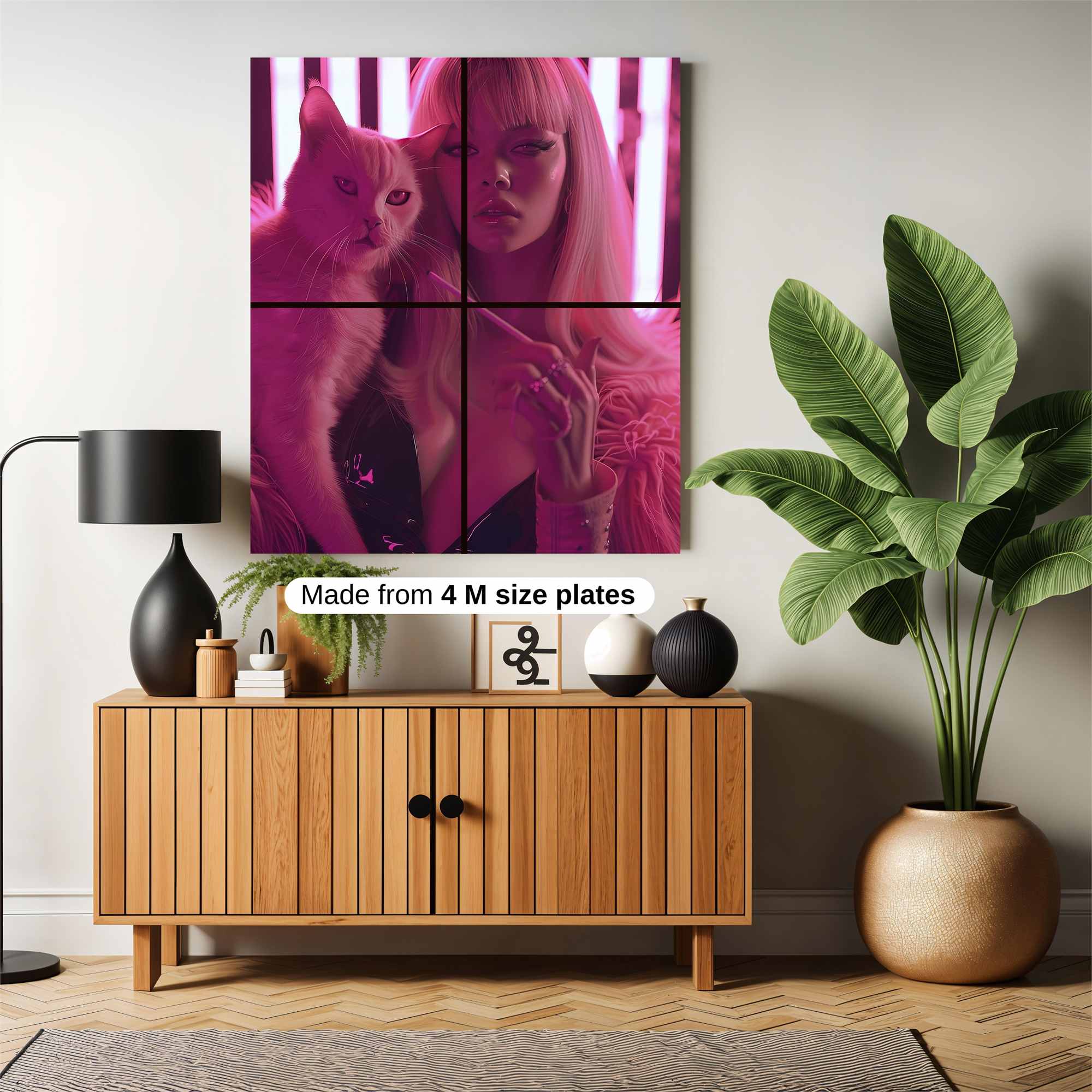 Cat Mystique Safe Wall Magnetic / M