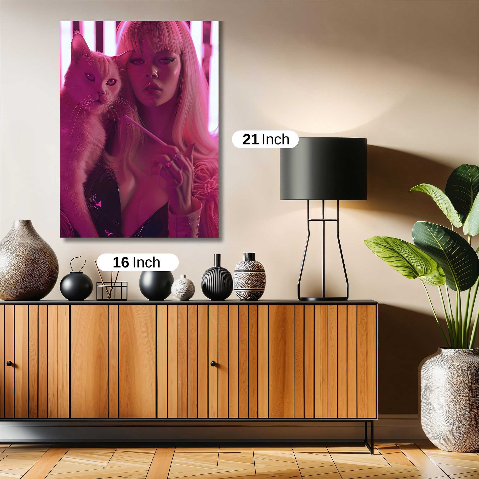 Cat Mystique Safe Wall Magnetic / M