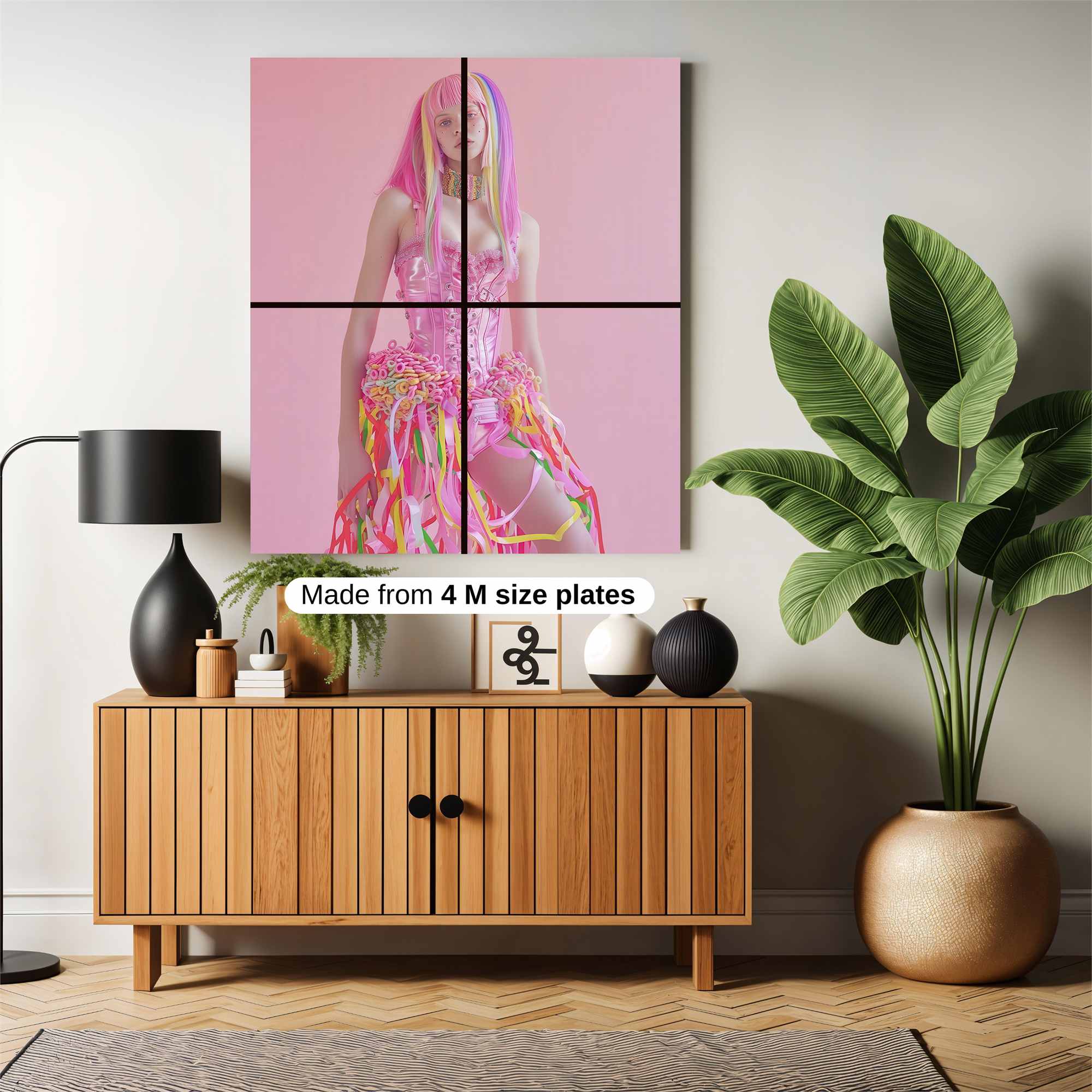Neon Elegance Safe Wall Magnetic / M