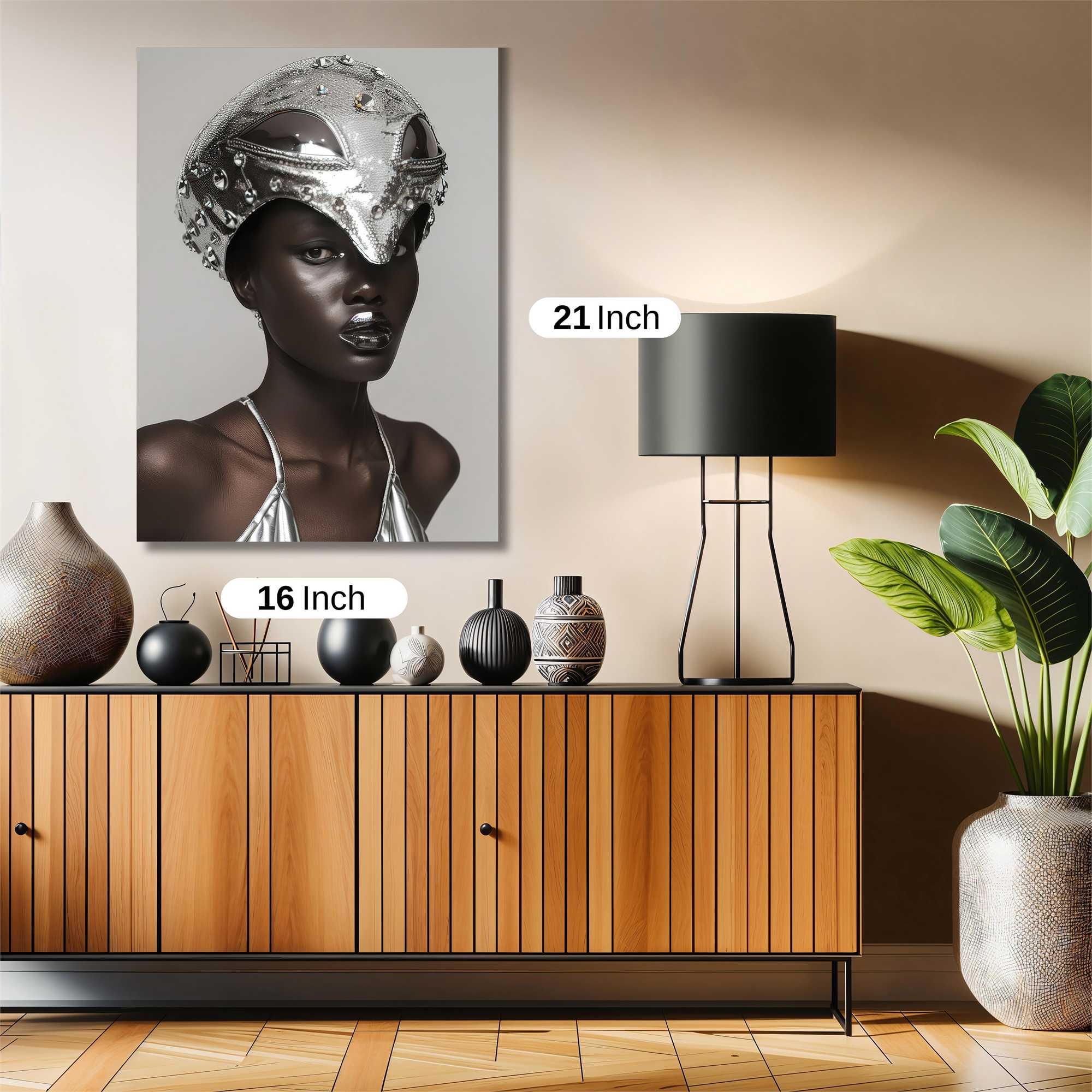 Futuristic Elegance Safe Wall Magnetic / M