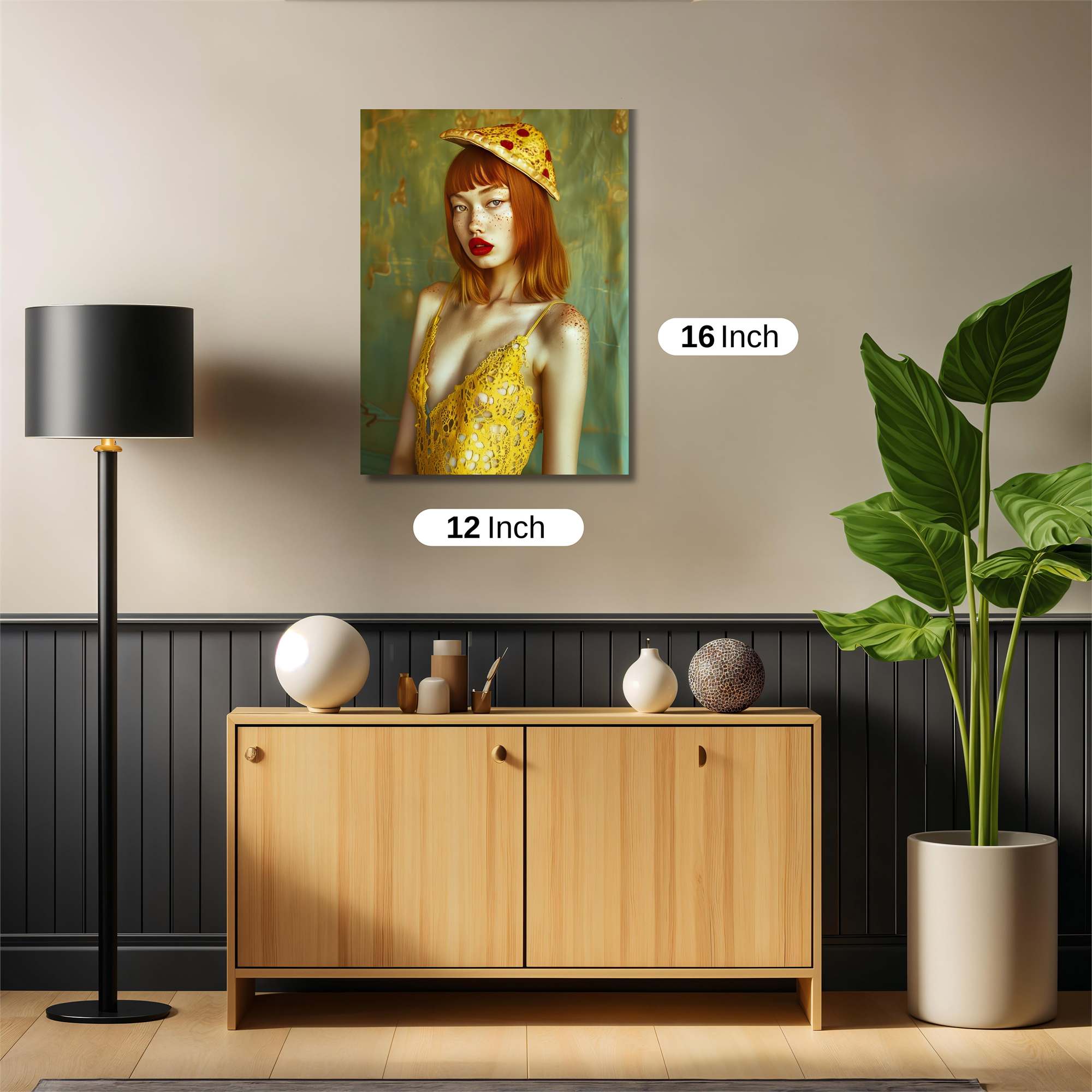 Pizza Whimsy Safe Wall Magnetic / M