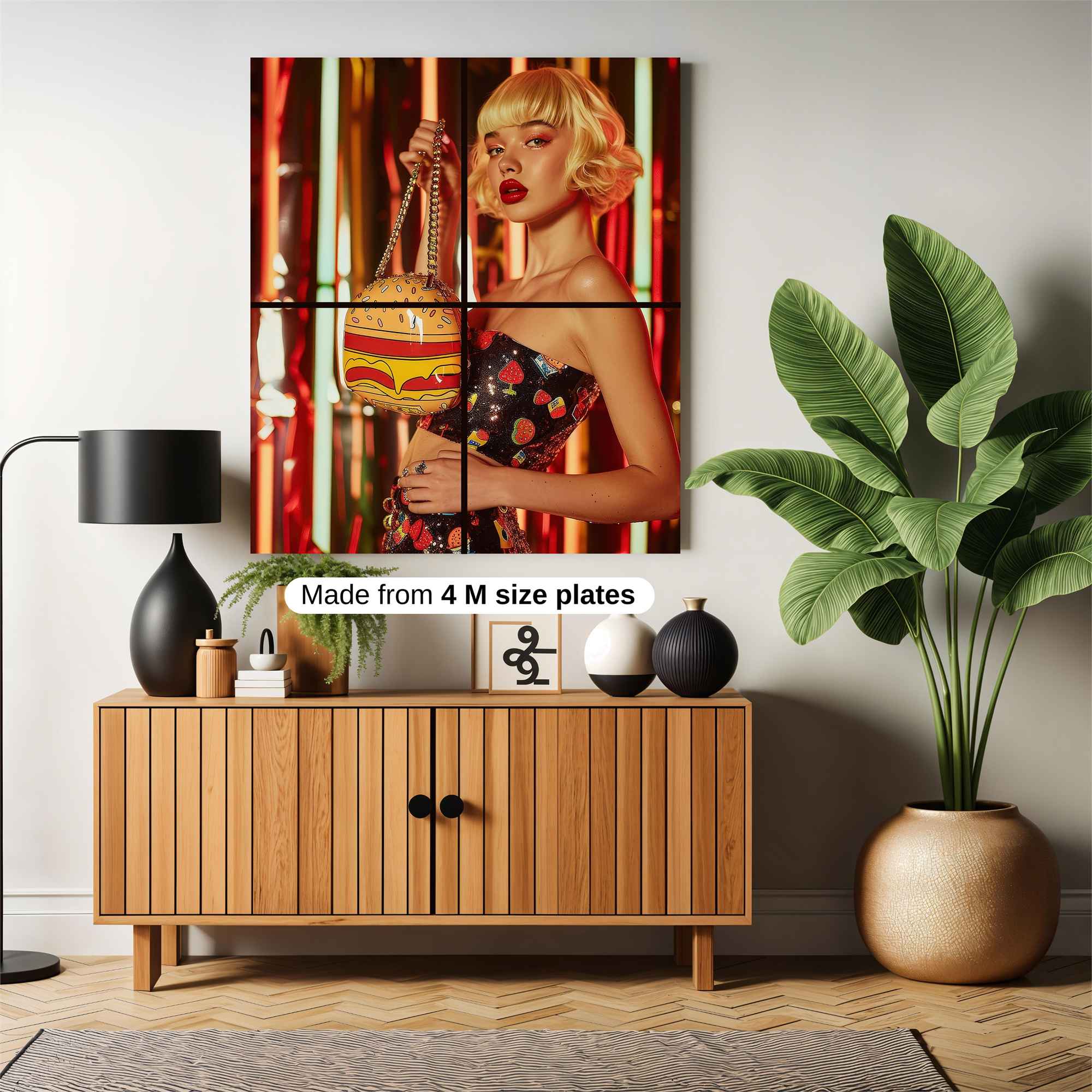 Burger Bliss Safe Wall Magnetic / M